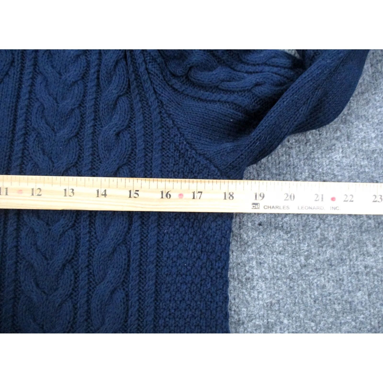 Polo Ralph Lauren Polo Ralph Lauren Sweater Dress Womens L Navy Knit Crew Neck Pullover Logo Casual Vintage: No Size L / US 10 / IT 46 - 5 Thumbnail