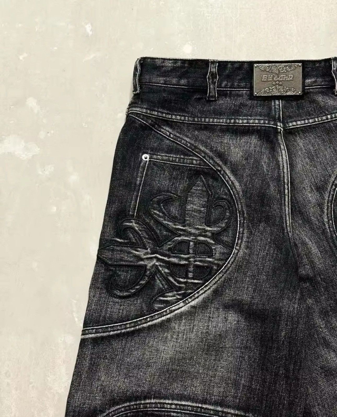 Japanese Brand × Jean Washed Y2K Style Baggy Denim Jeans Size US 34 / EU 50 - 4 Thumbnail