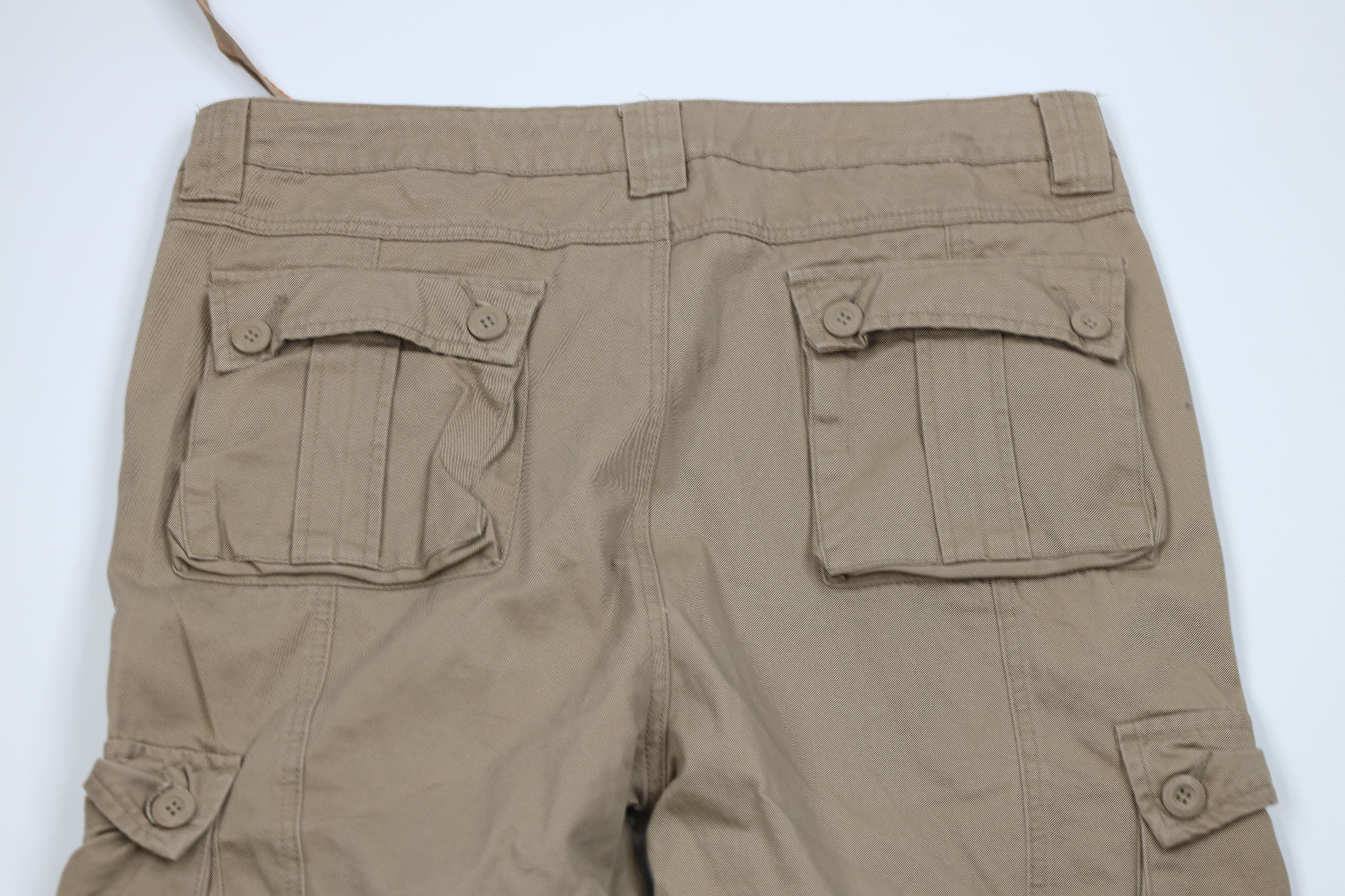 Vintage Vintage 90s Y2K Streetwear Baggy Relaxed Cargo Pants Beige Size US 40 / EU 56 - 11 Thumbnail