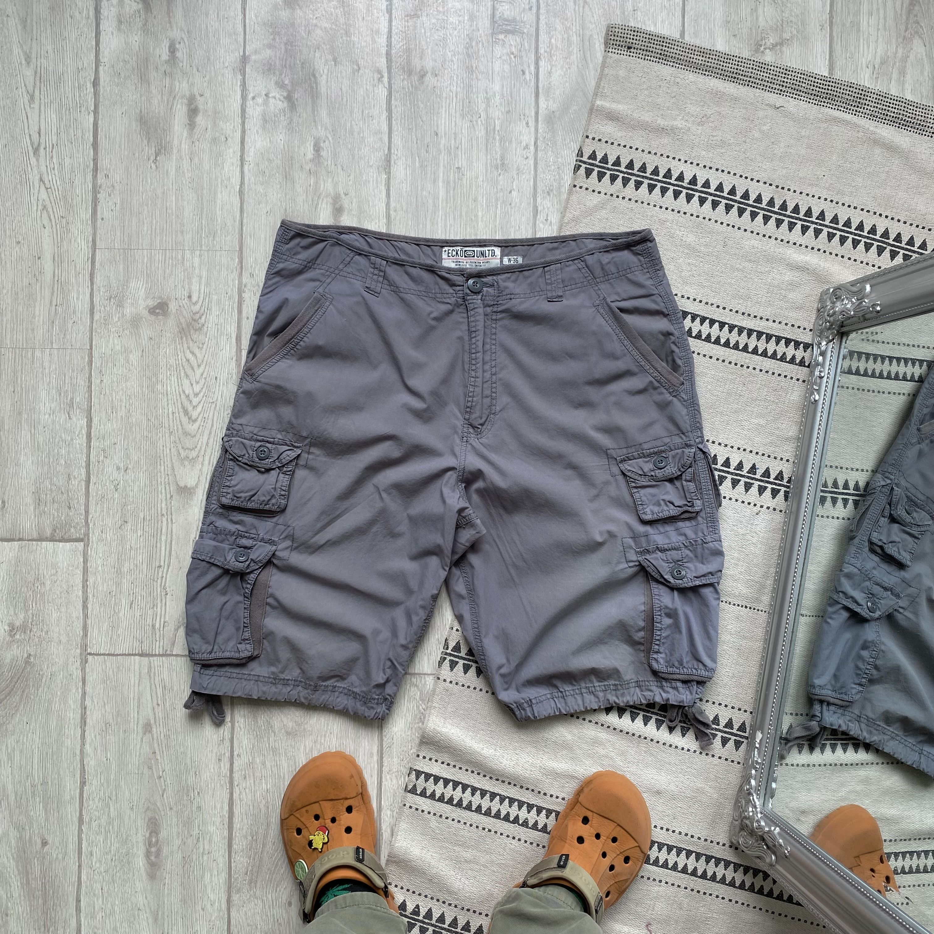 Ecko Unltd. ⚫️ Vintage Ecko unltd cargo shorts Skater Y2K multipcket Size US 36 / EU 52 - 1 Thumbnail