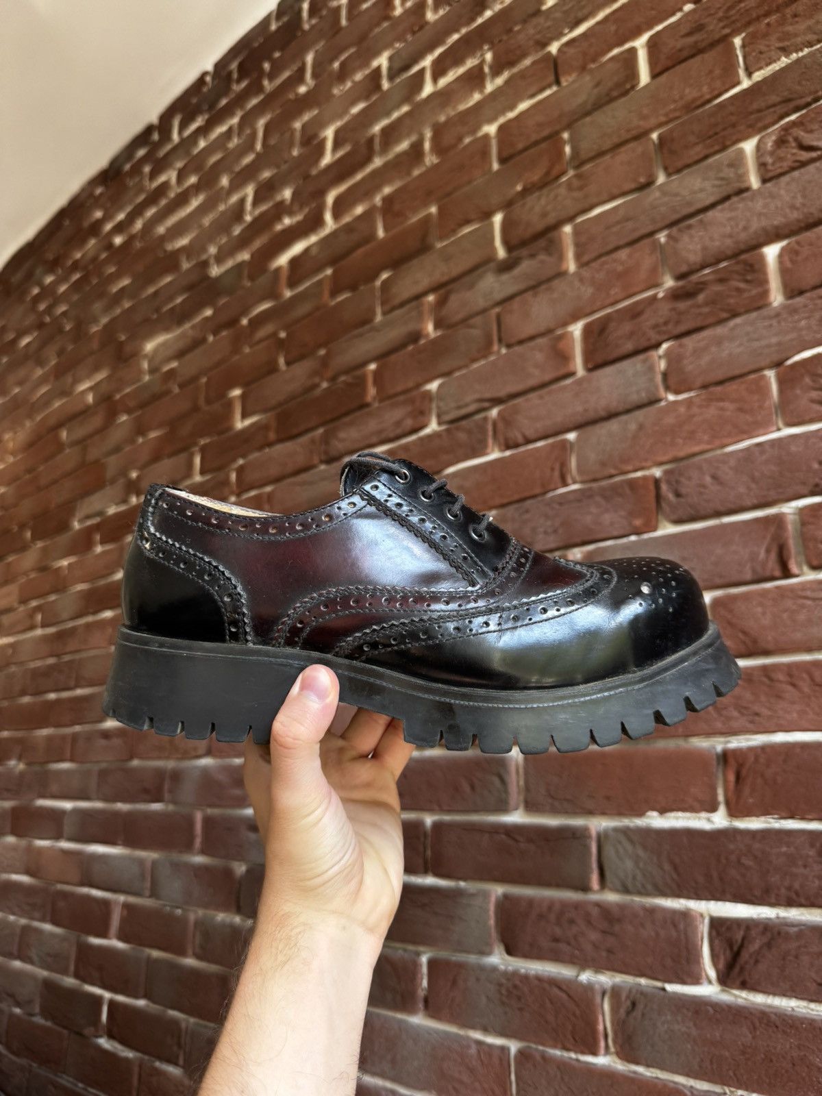 Leather Rare Vintage Ranger Avant Garde Platform Derby Leather Boots Size US 9 / EU 42 - 10 Thumbnail
