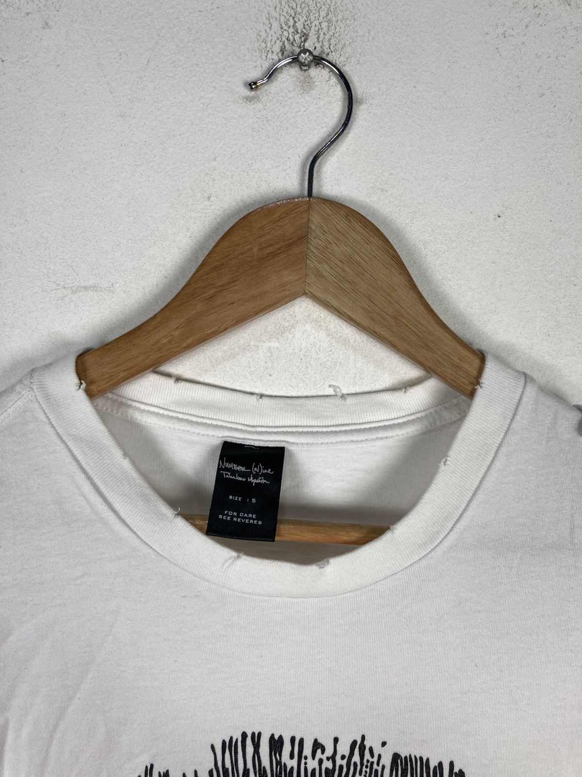 Number (N)ine Vintage Number Nine SS04 Dont Trick The Government Skull Tee Size US L / EU 52-54 / 3 - 7 Thumbnail