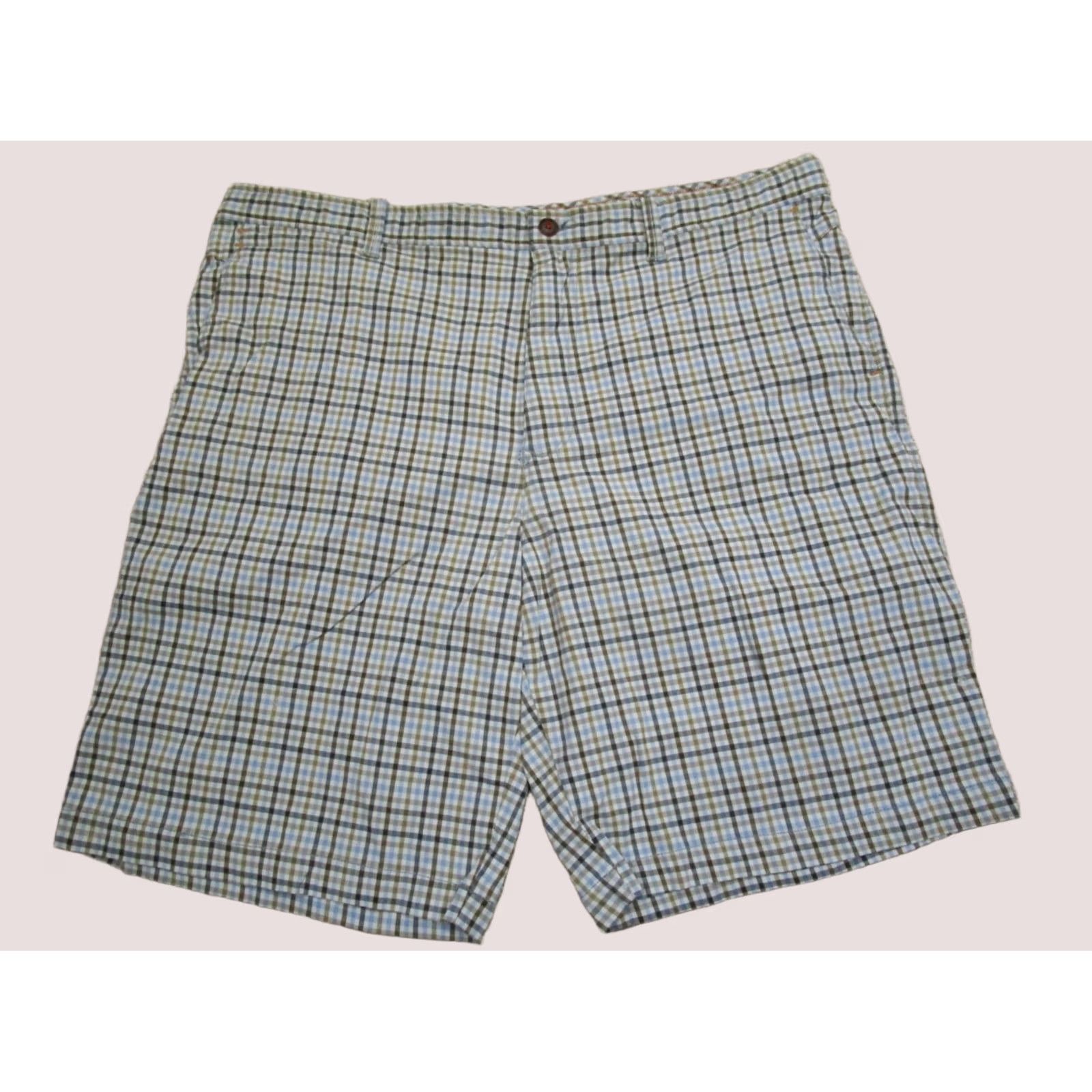 Tommy Bahama Tommy Bahama Shorts Men 38 Blue Chino Check Tattersall Golf Performance Casual Size US 38 / EU 54 - 1 Thumbnail