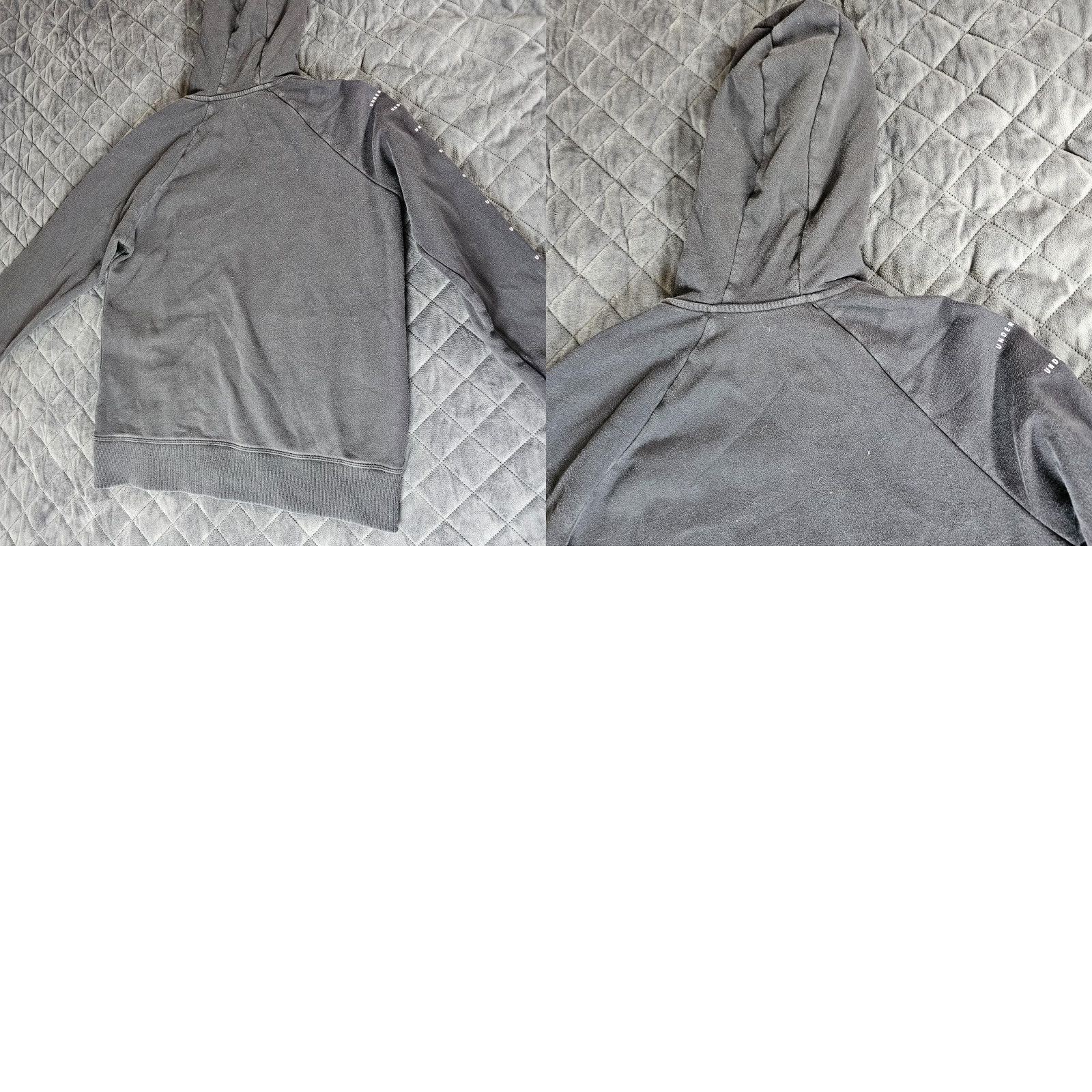 Under Armour VINTAGE Under Armour Hoodie Casual Full Zip Microfiber Men’s XS Black Loose Size US XS / EU 42 / 0 - 8 Thumbnail
