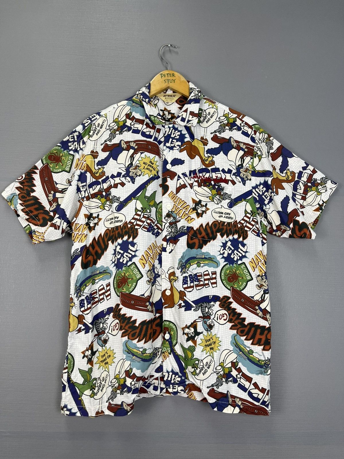 Avirex Vintage OP Avirex Button Shirt Size US M / EU 48-50 / 2 - 2 Thumbnail