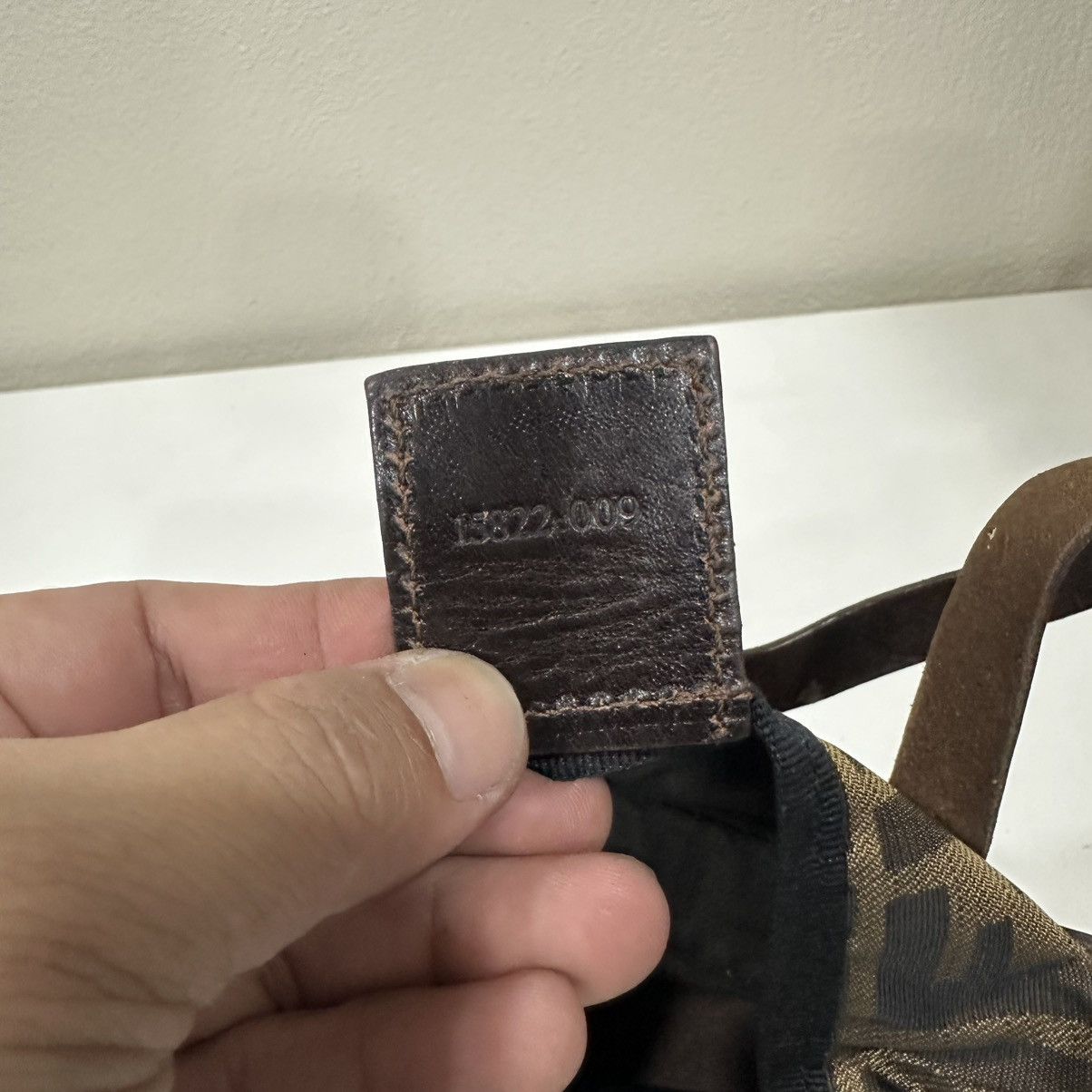 Fendi ‼️YES‼️ VINTAGE FENDI ZUCCA FF FOLDABLE MINI BAG Size ONE SIZE - 13 Thumbnail