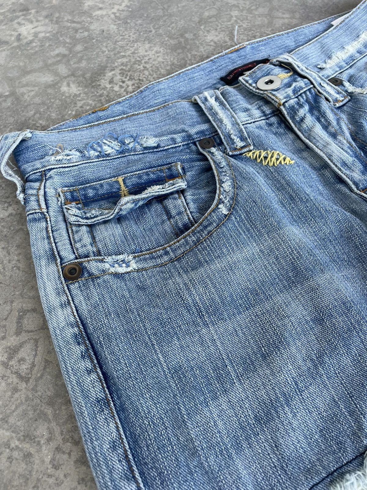 If Six Was Nine Vintage Japanese Brand Flare Jeans Bootcut Size US 32 / EU 48 - 4 Thumbnail