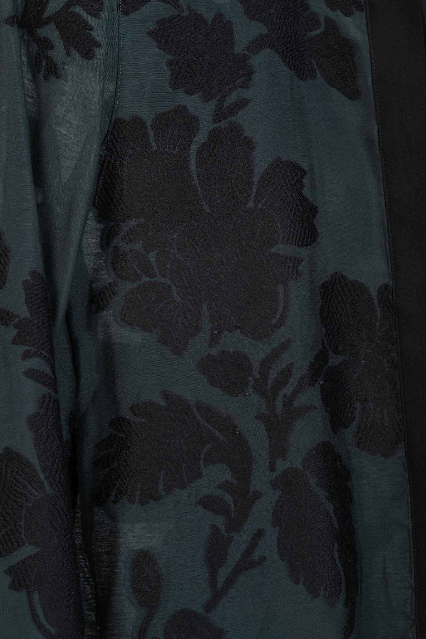 Burberry Burberry Green Floral Fil Coupe Buttoned Shirt Size S / US 4 / IT 40 - 8 Thumbnail