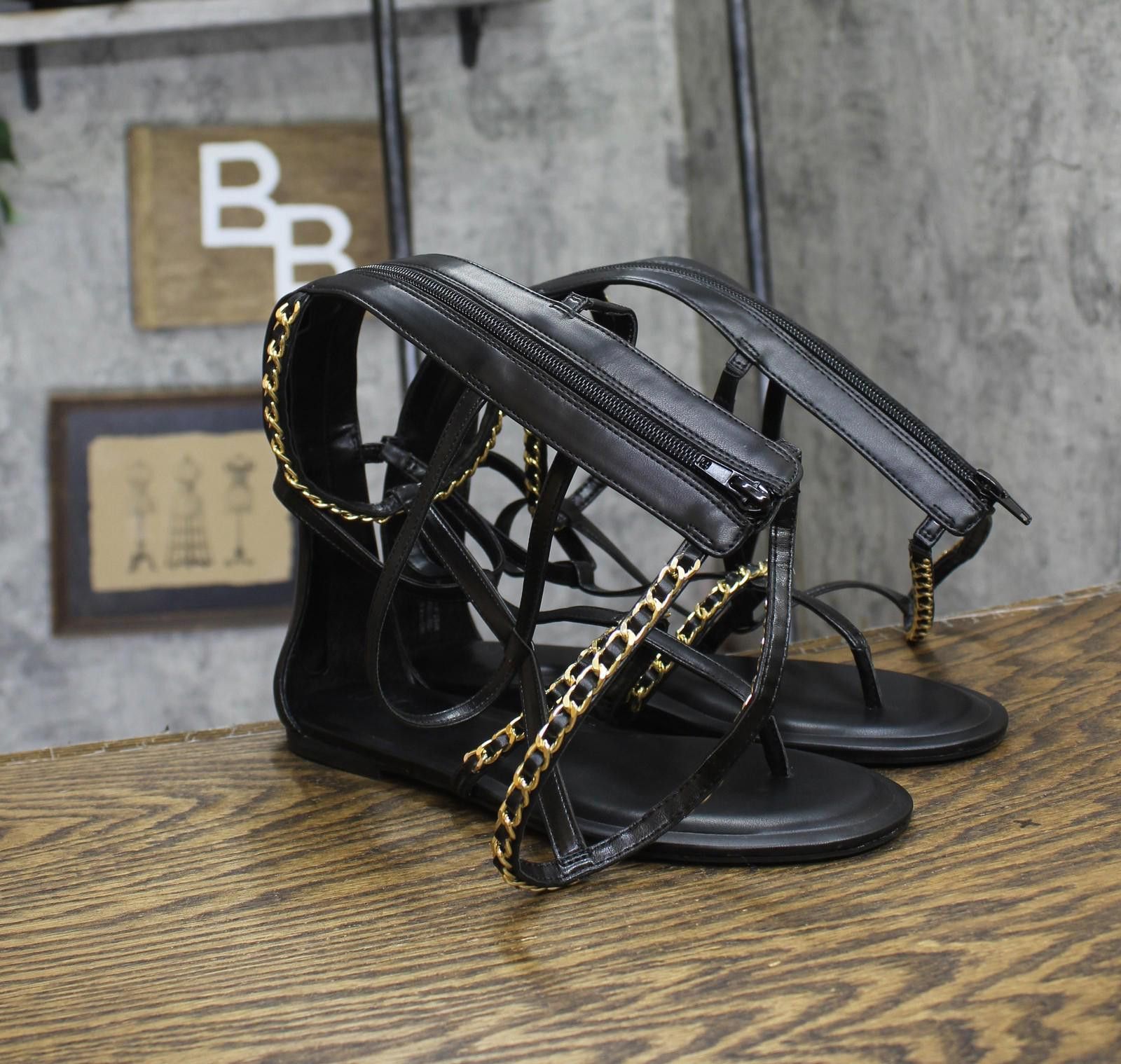 Other Inc International Concepts Sandals 10021306500 Black 10m Size US 10 / IT 40 - 2 Thumbnail