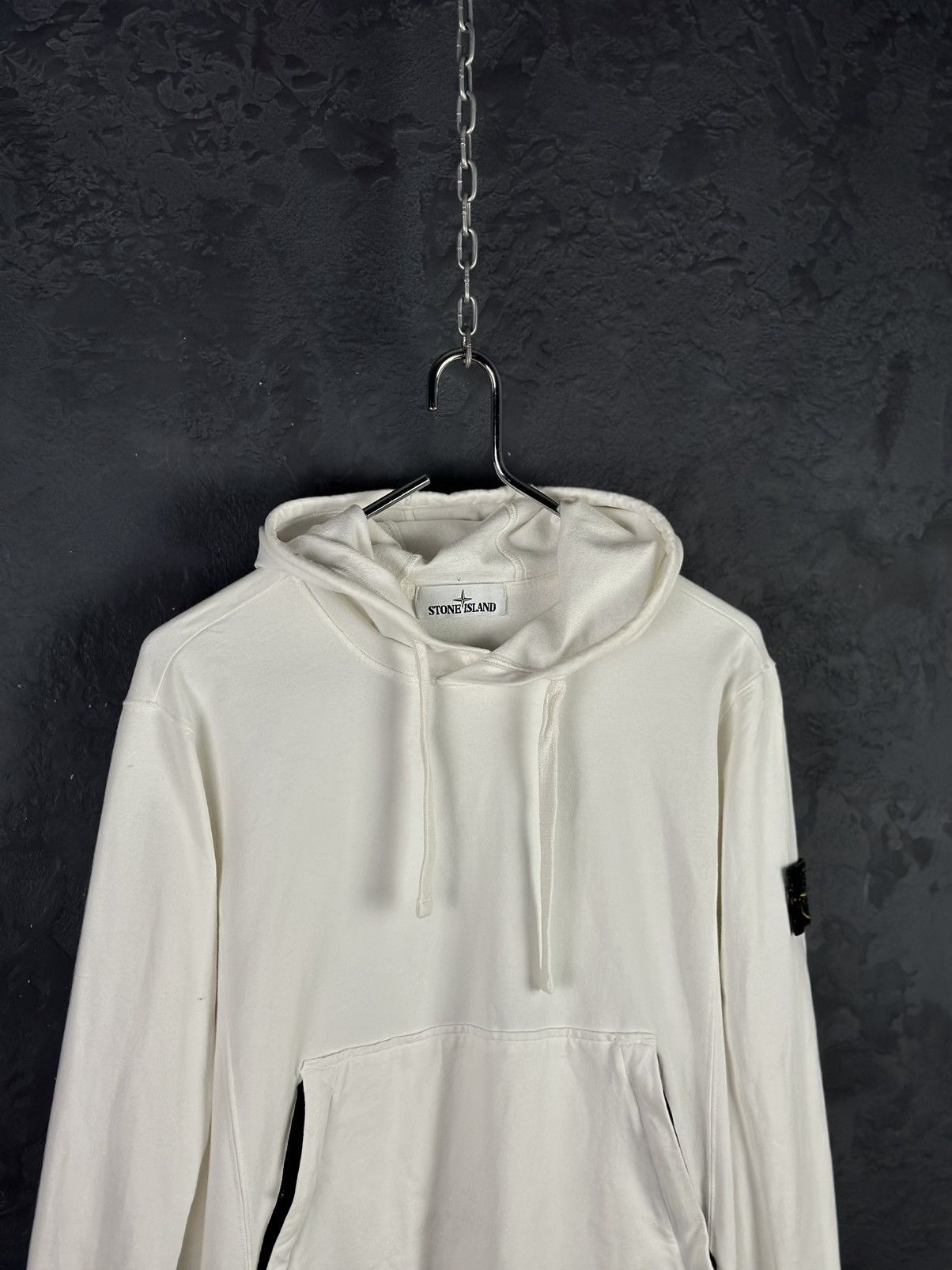 Stone Island Stone Island Men’s White Hoodie Size S-M Size US S / EU 44-46 / 1 - 3 Thumbnail