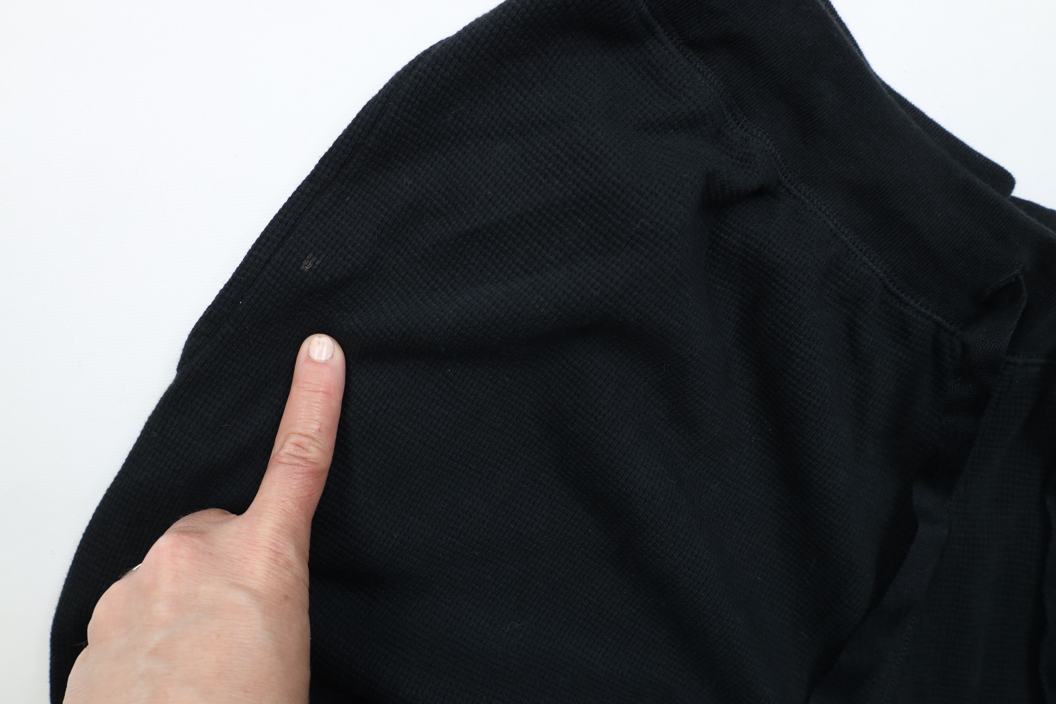 Ralph Lauren × Vintage Vintage Ralph Lauren Waffle Knit Wide Leg Pants Black Size US 36 / EU 52 - 8 Thumbnail