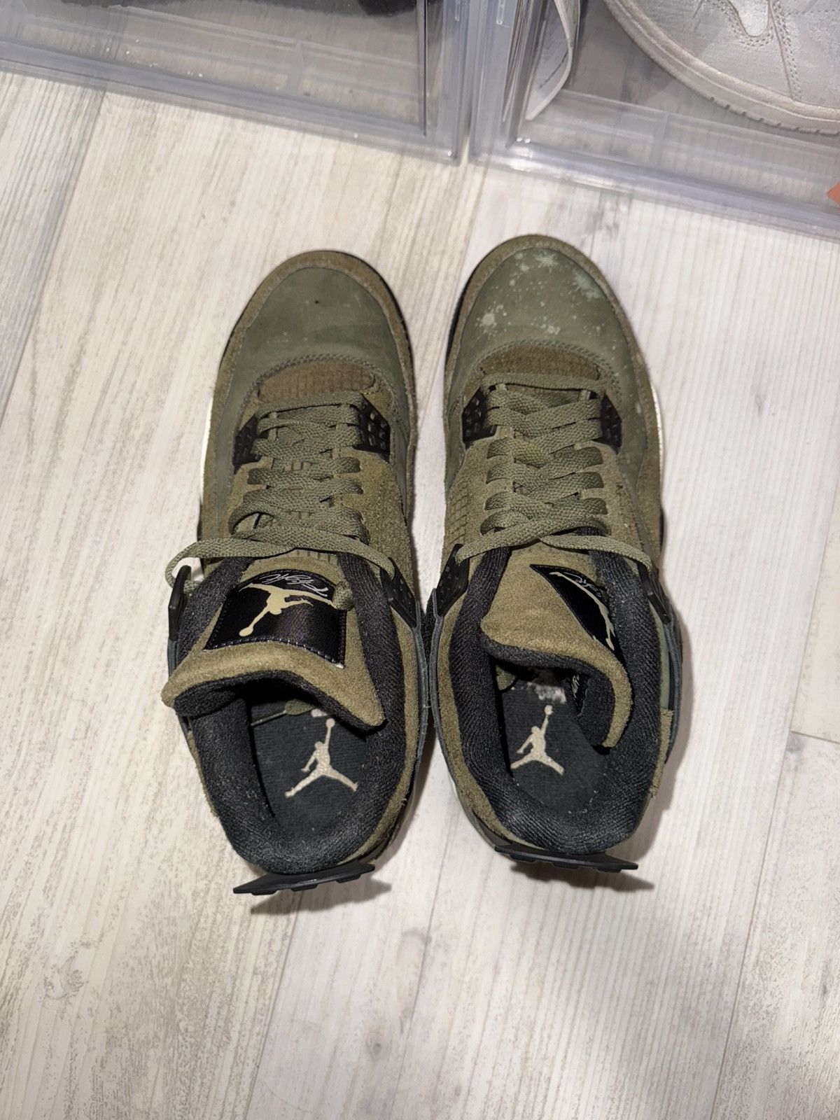Jordan Brand Air Jordan 4 Retro Craft Olive Size US 10 / EU 43 - 6 Thumbnail