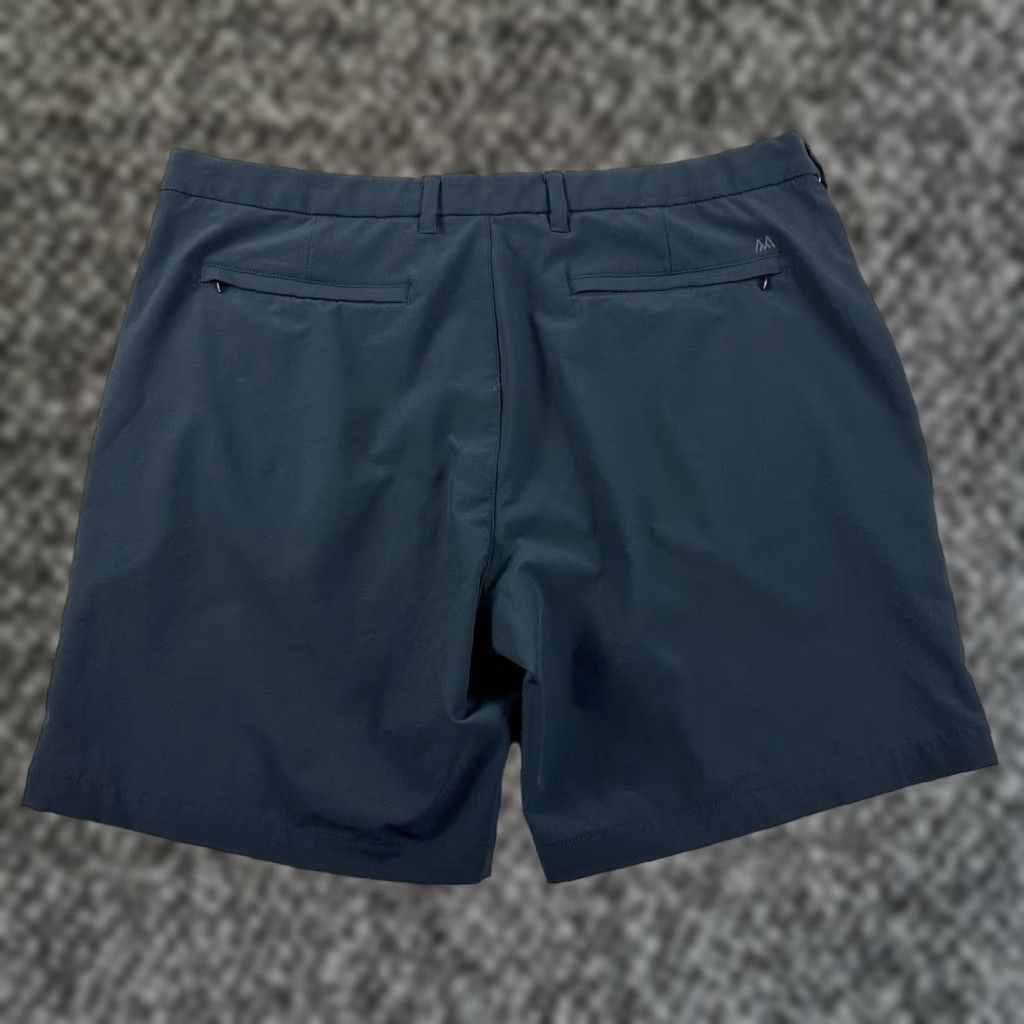 Mizzen+Main Helmsman Shorts Mens 40 8” Inseam Performance Stretch Black Golf Shirt?