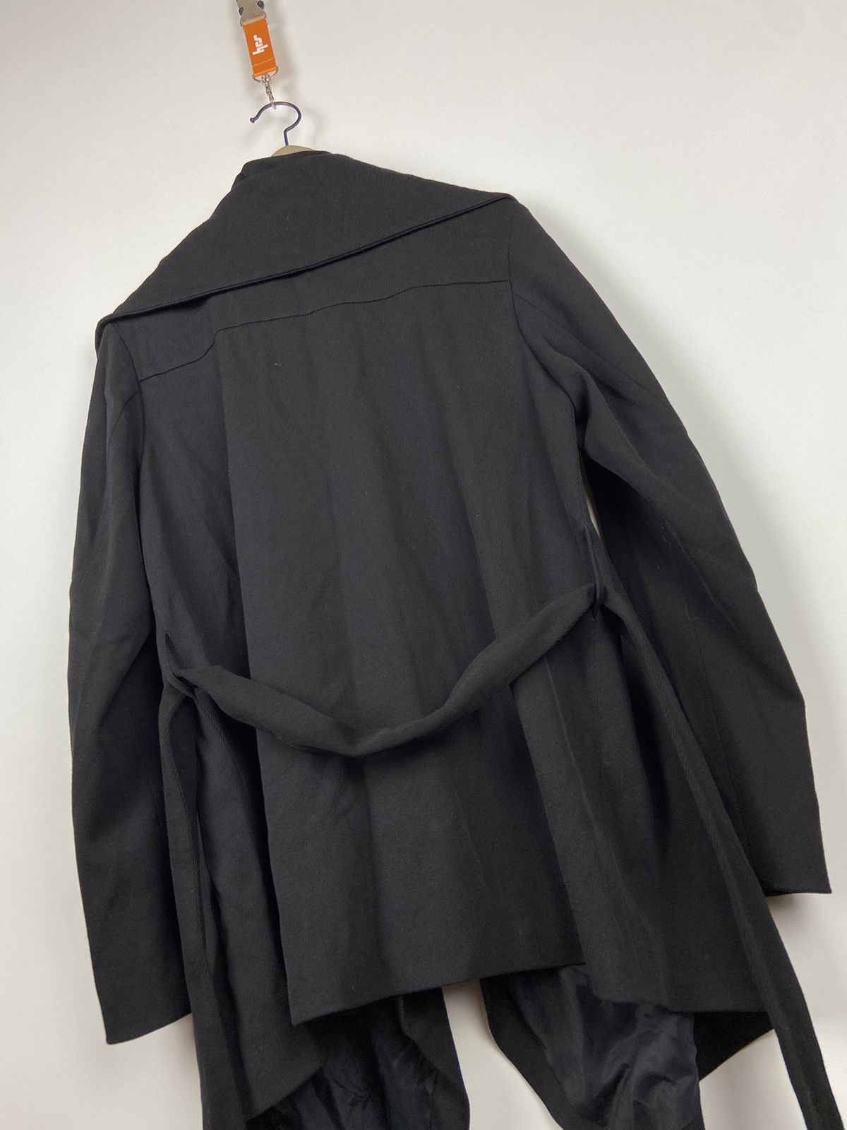 Annette Gortz × Designer Annette Gortz Asymmetrical Zip Black Women Wool Jacket Sz 40 Size S / US 4 / IT 40 - 18 Thumbnail