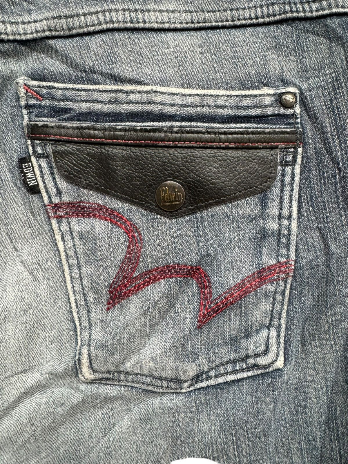 Edwin Vintage Edwin 503 Wild Fire Jeans Blue Fade jeans Size US 35 - 10 Thumbnail