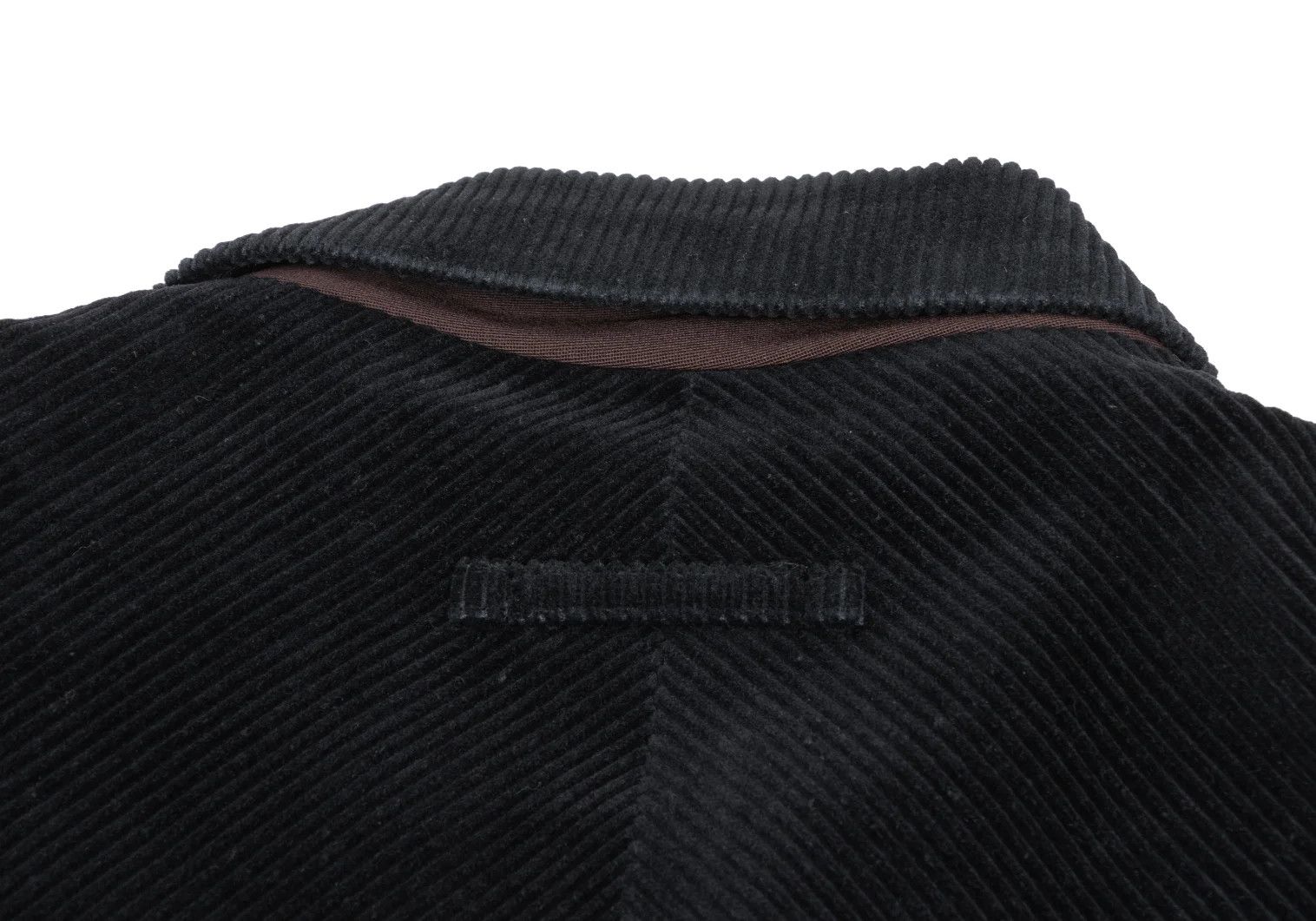 Jean Paul Gaultier Cotton Corduroy Peak Lapel Double Jacket in Black Size 50 Size US M / EU 48-50 / 2 - 17 Thumbnail