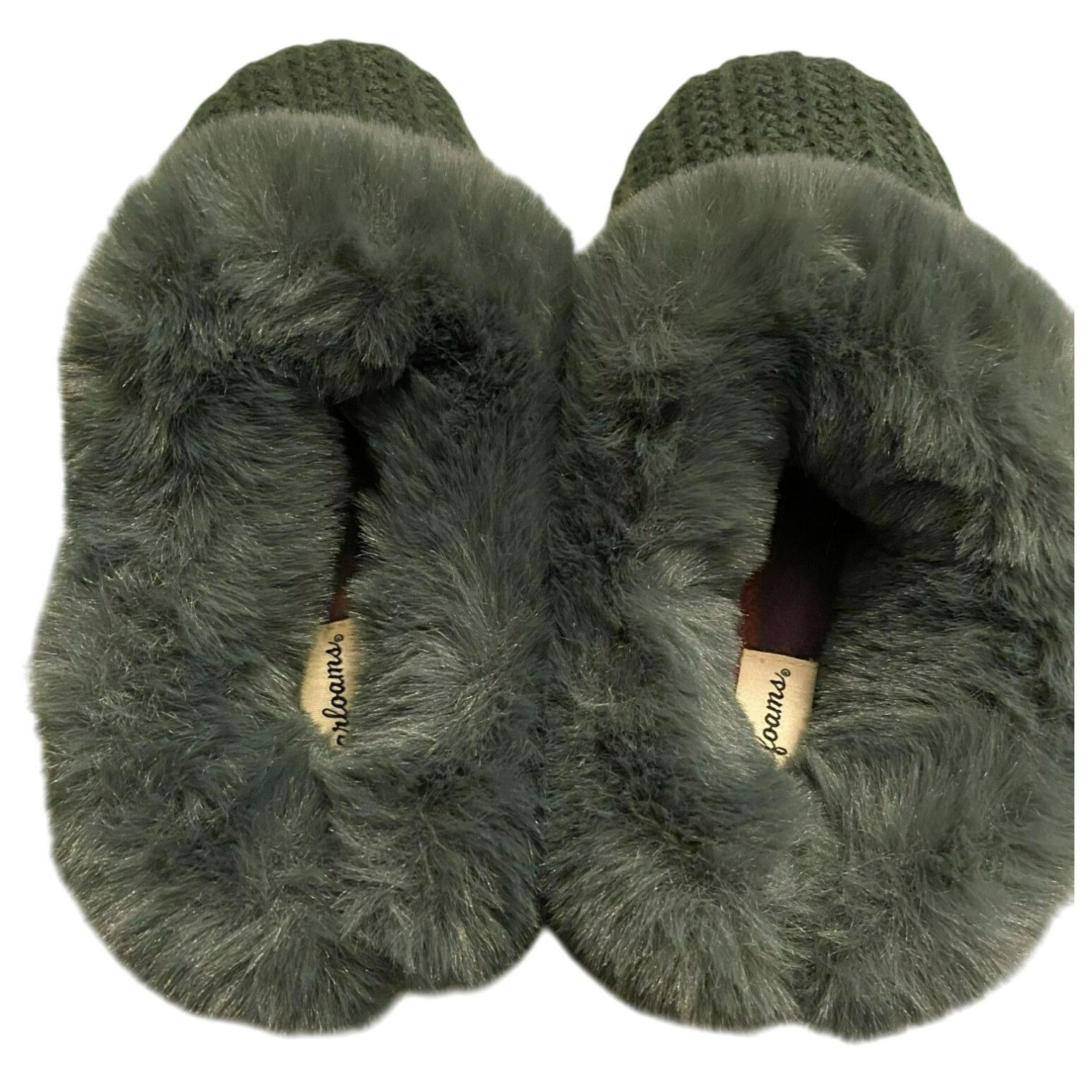 Other Dearfoams Womens Hannah Festive Knit Small 5-6 Clog Slipper Size US 5 / IT 35 - 2 Thumbnail