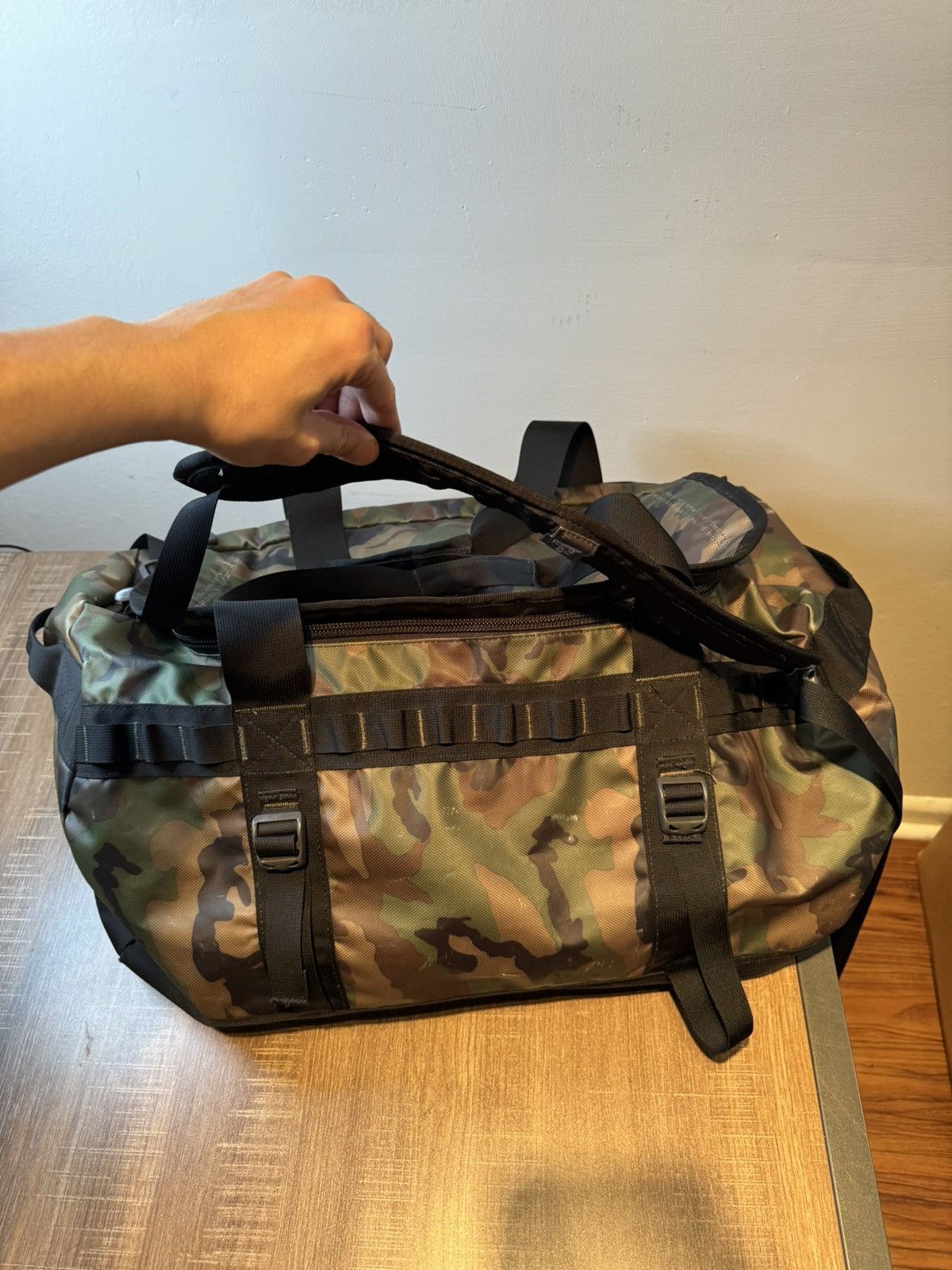The North Face The North Face Base Camp Duffel Camo Rare Color Size Large Size ONE SIZE - 5 Thumbnail