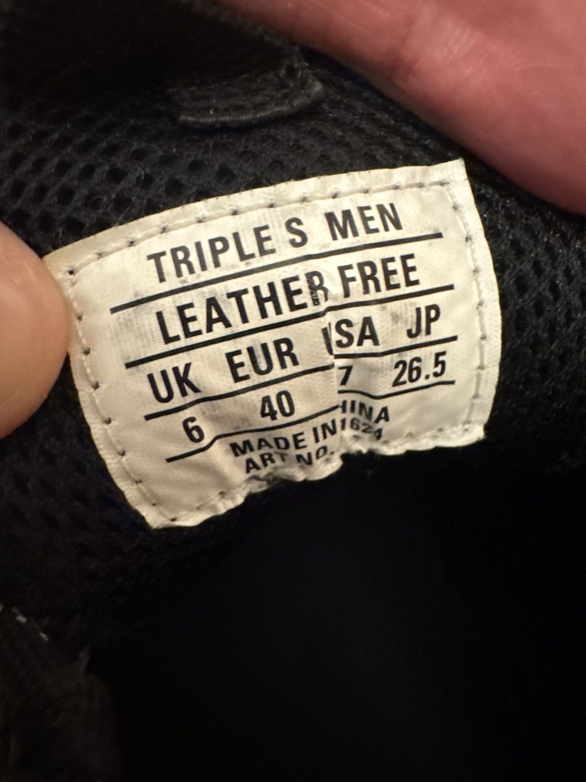 Balenciaga Balenciaga Triple S Triple Black Size US 7 / EU 40 - 14 Thumbnail