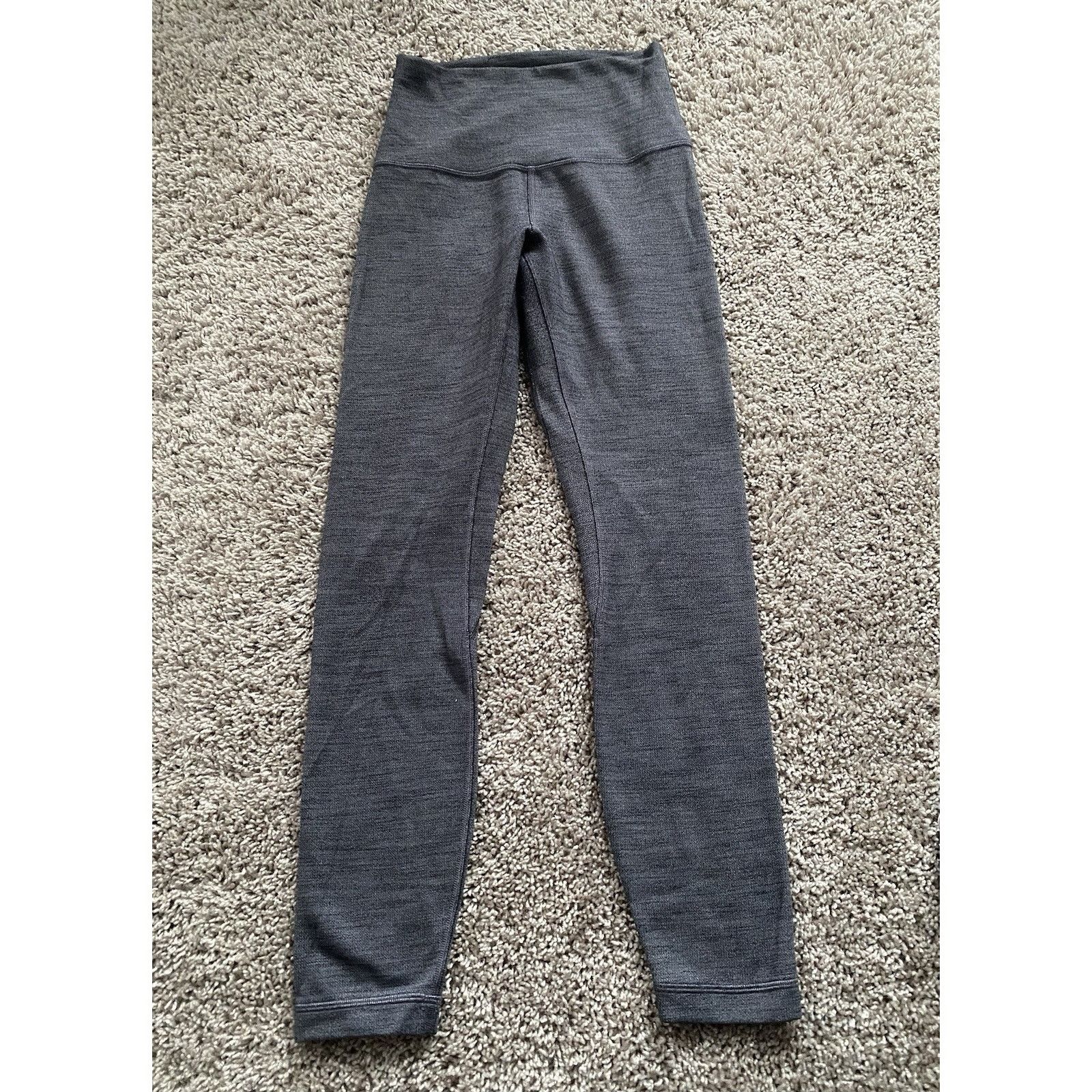 Lululemon Lululemon Gray Leggings sz 4 Size 27" / US 4 / IT 40 - 7 Thumbnail