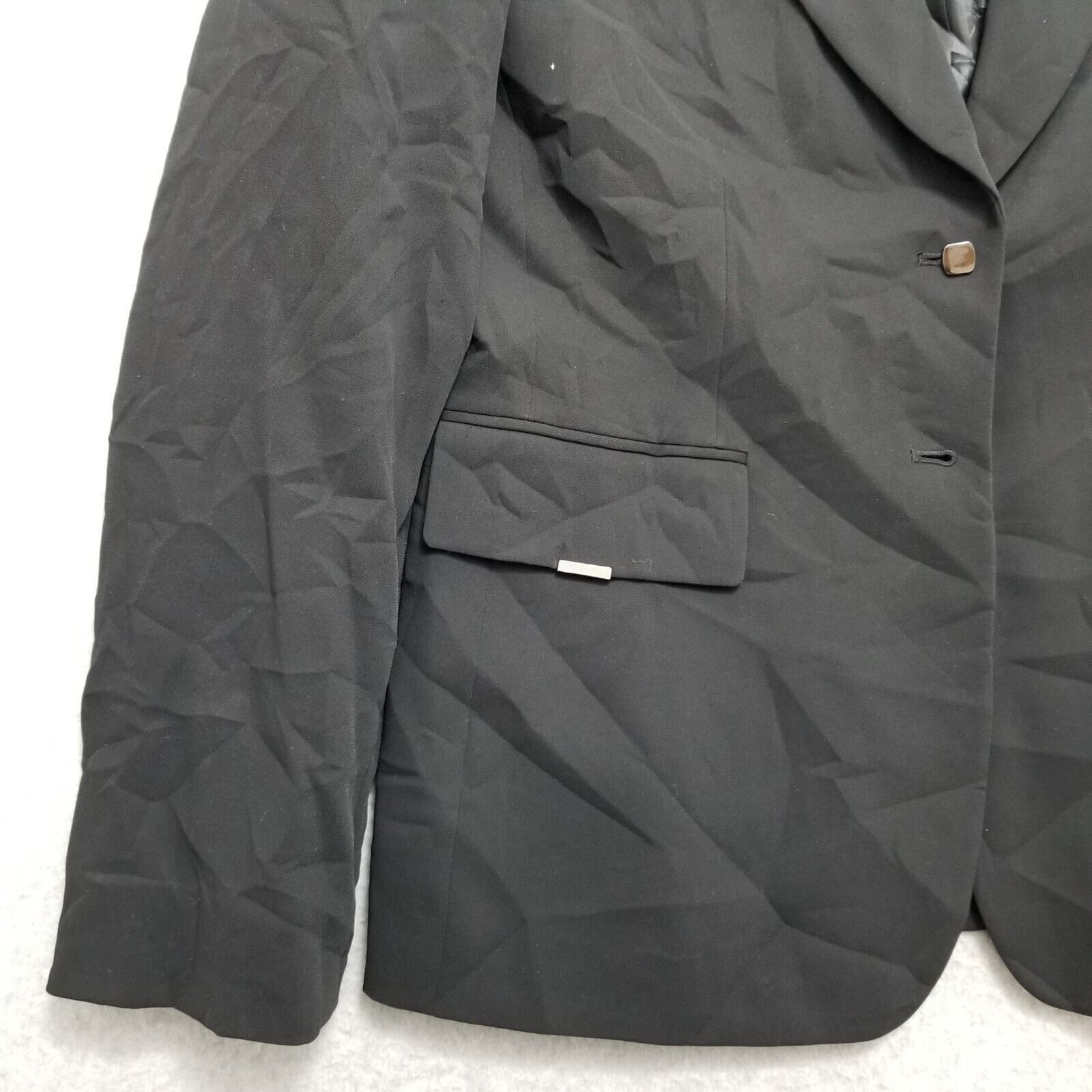 Other Tahari Blazer Womens 8 Black Pockets Buttons Casual Size M / US 6-8 / IT 42-44 - 2 Thumbnail