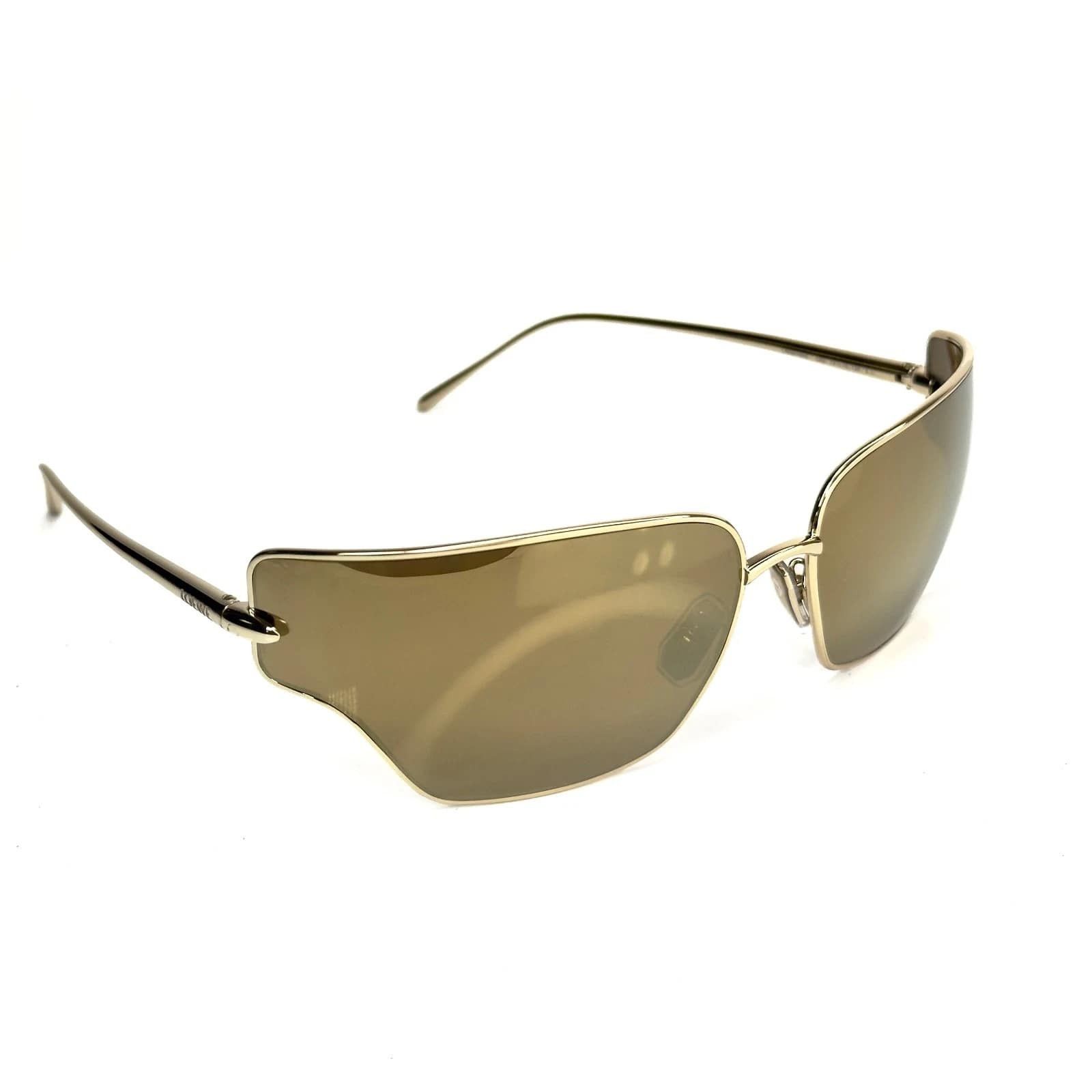 Loewe LOEWE LW40150U 40150 Metal SIGNATURE Mask Gold Sunglass Size ONE SIZE - 9 Thumbnail