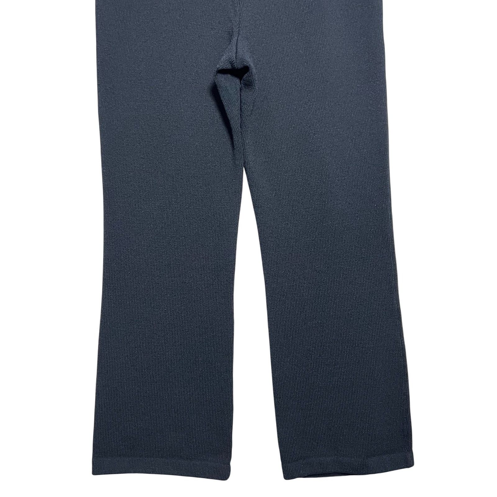 Other St John Black Knit Pants Size 8 Stretch Pull On Straight USA Size 30" / US 8 / IT 44 - 7 Thumbnail