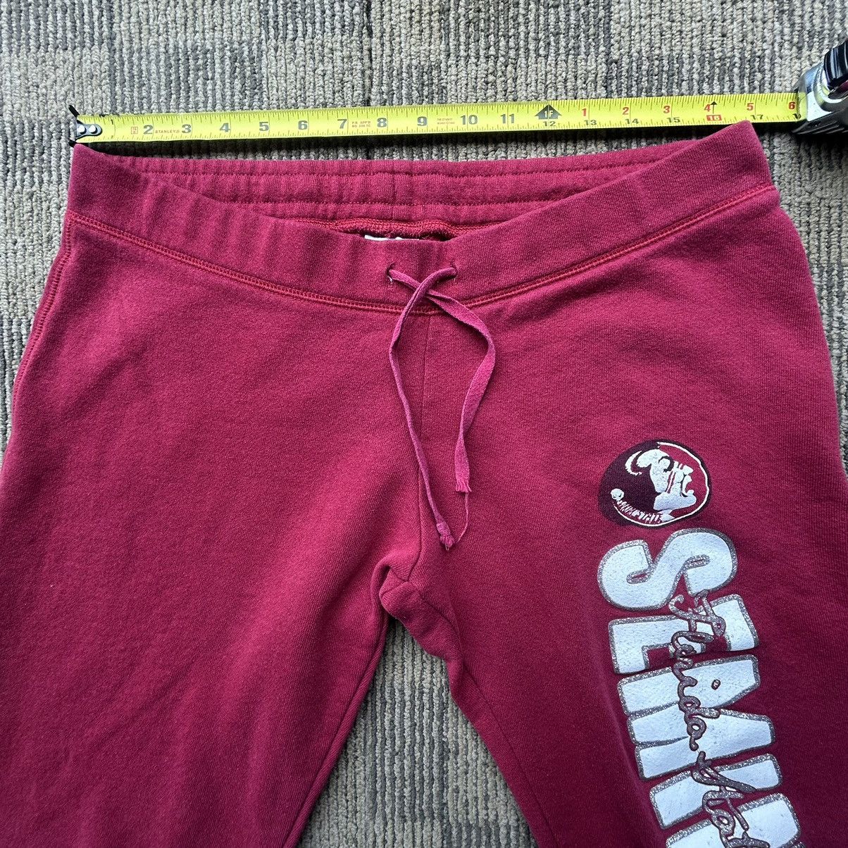 Vintage Vintage Y2K Florida State Seminoles Capri Sweatpants Size 34" / US 12 / IT 48 - 4 Thumbnail