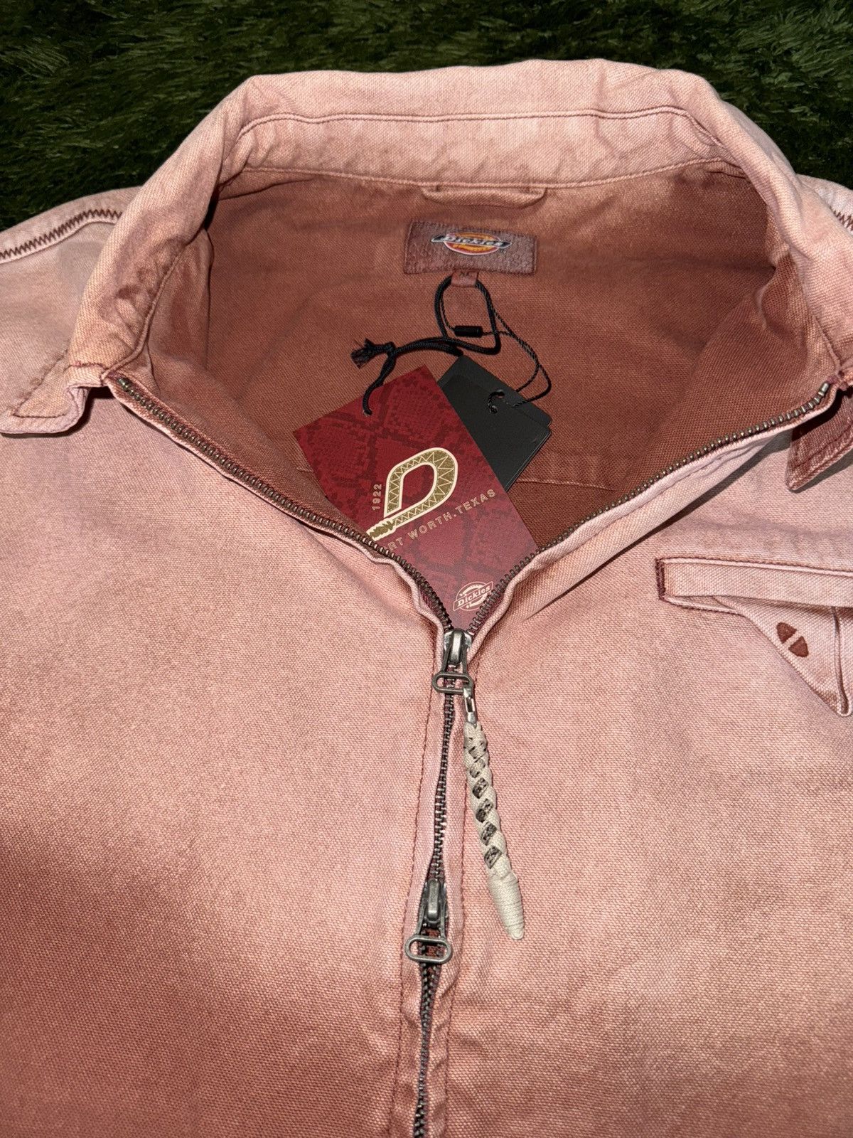 Dickies [XL] Dickies Washed Snake Detail Eisenhower Jacket Red Size US XL / EU 56 / 4 - 4 Thumbnail