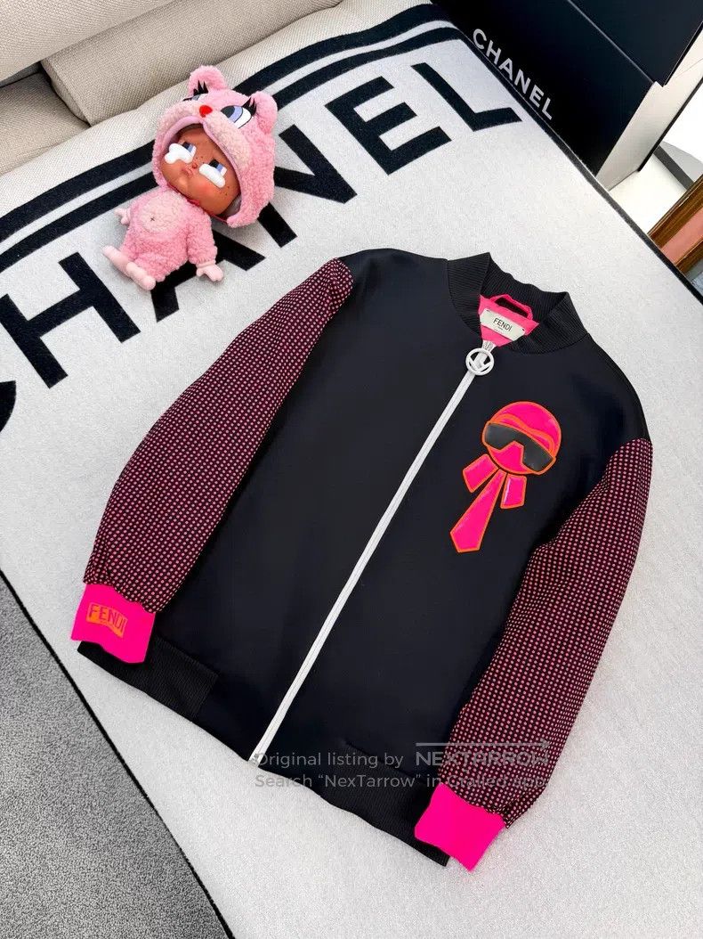 Fendi Fendi Black and Fluorescent Pink Patchwork Little Monster Size XS / US 0-2 / IT 36-38 - 1 Thumbnail