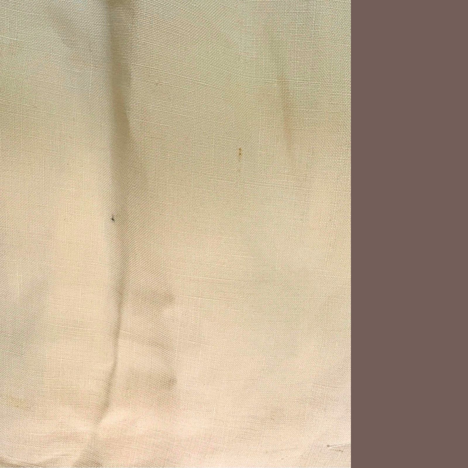 Max Mara × Vintage VTG Linen Pencil Skirt MaxMara Beige Italy Minimal 90s Size 36" / US 14 / IT 50 - 4 Thumbnail