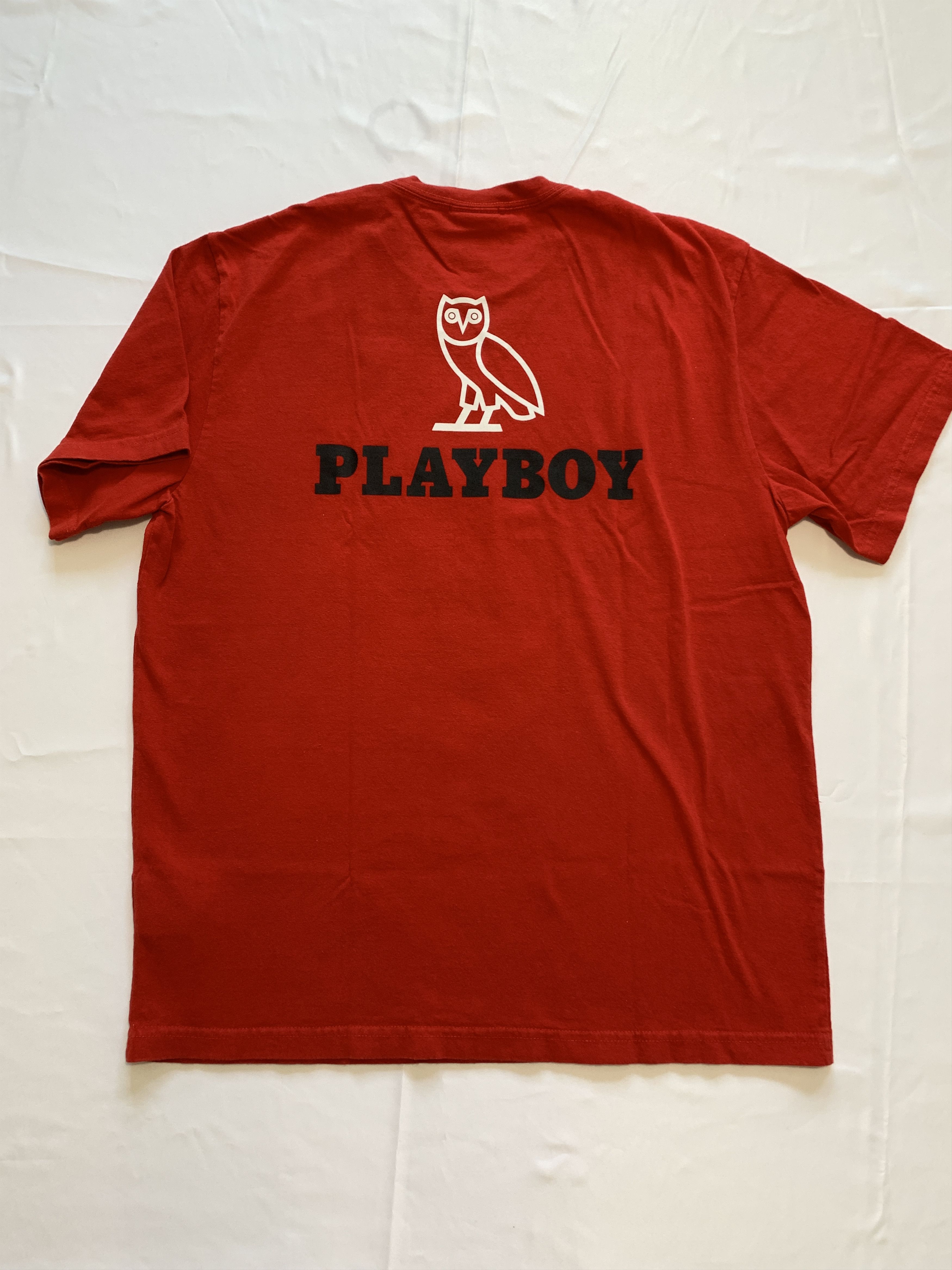 Drake OVO x PLAYBOY MAGAZINE OG OWL T-SHIRT TEE Size US M / EU 48-50 / 2 - 9 Thumbnail