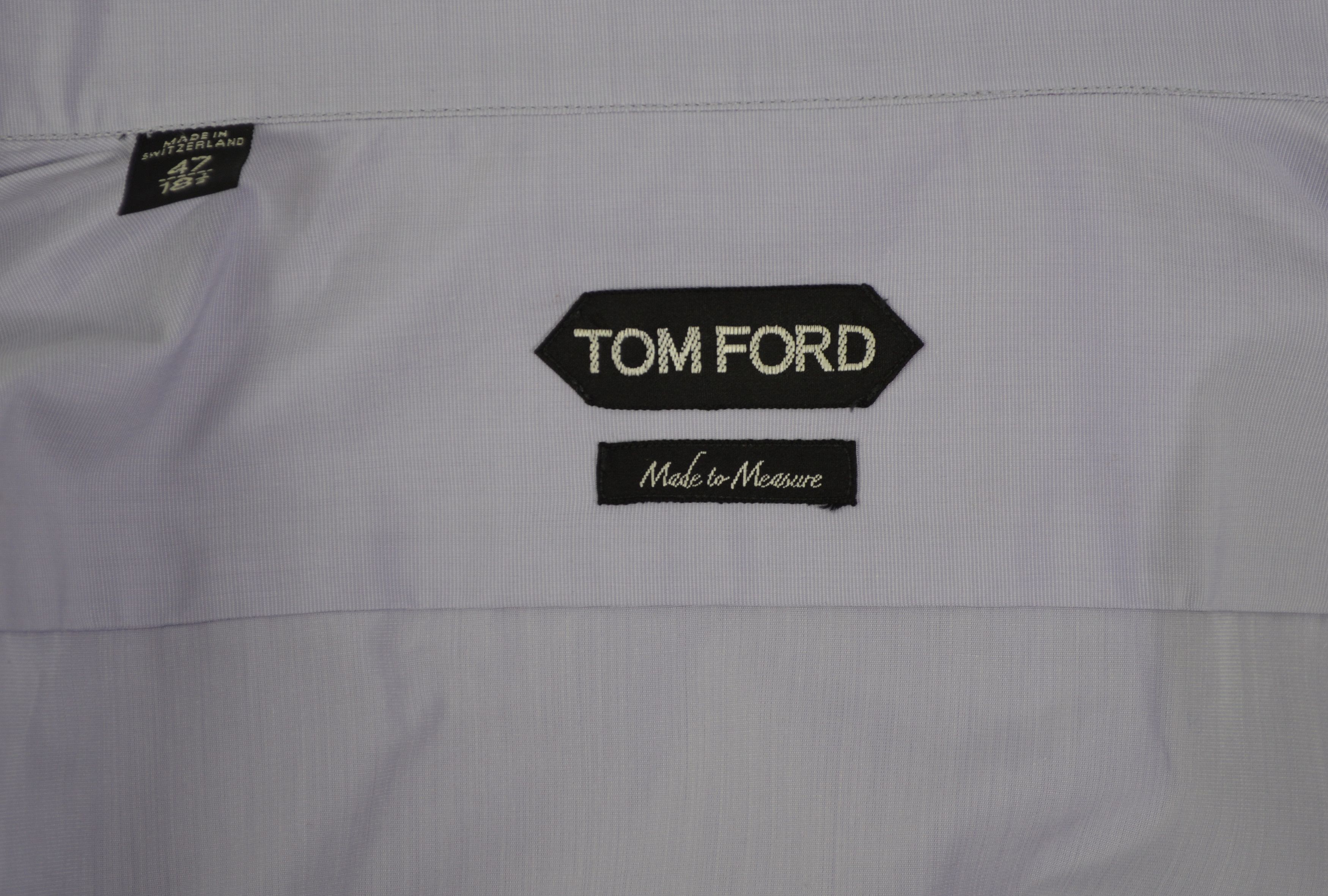 Tom Ford MTO Amazing Men's Tom Ford Shirt 47 18.5 Purple Cotton Size US XXL / EU 58 / 5 - 7 Thumbnail