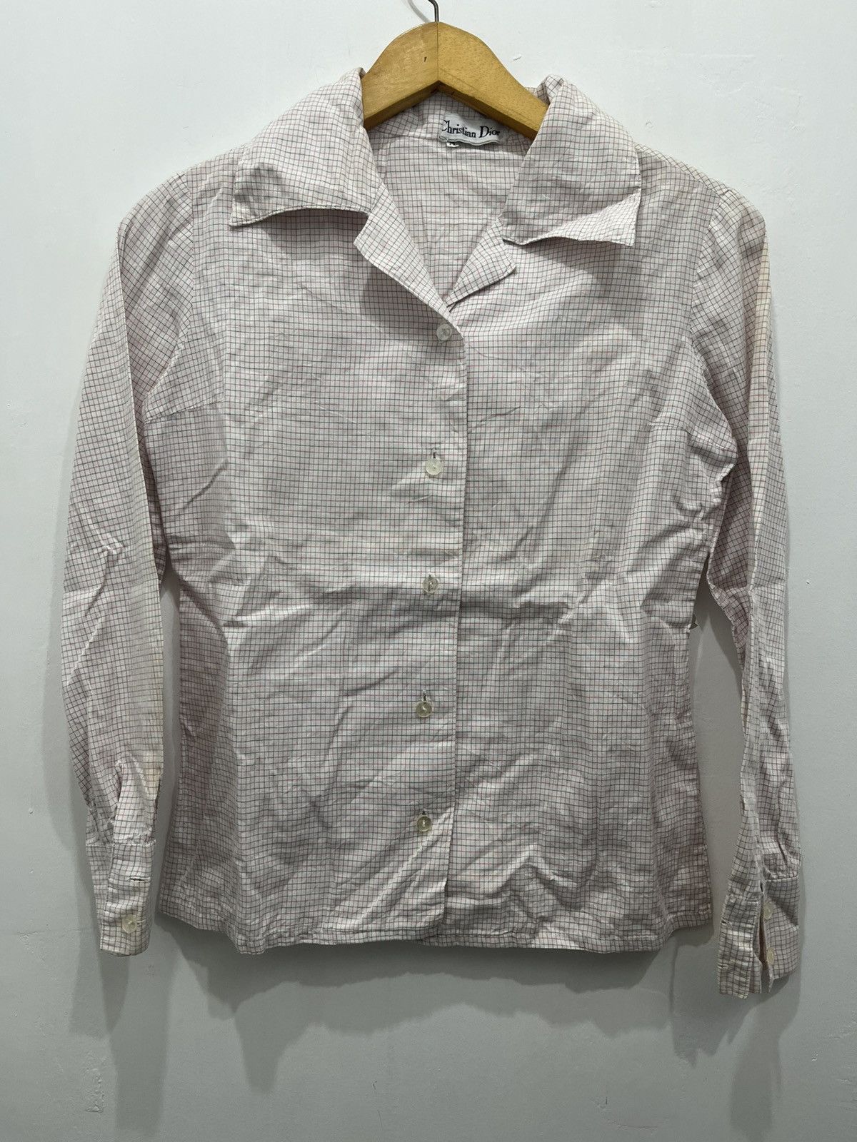 Classic Style Christian Dior Short Sleeve Button Down Shirt