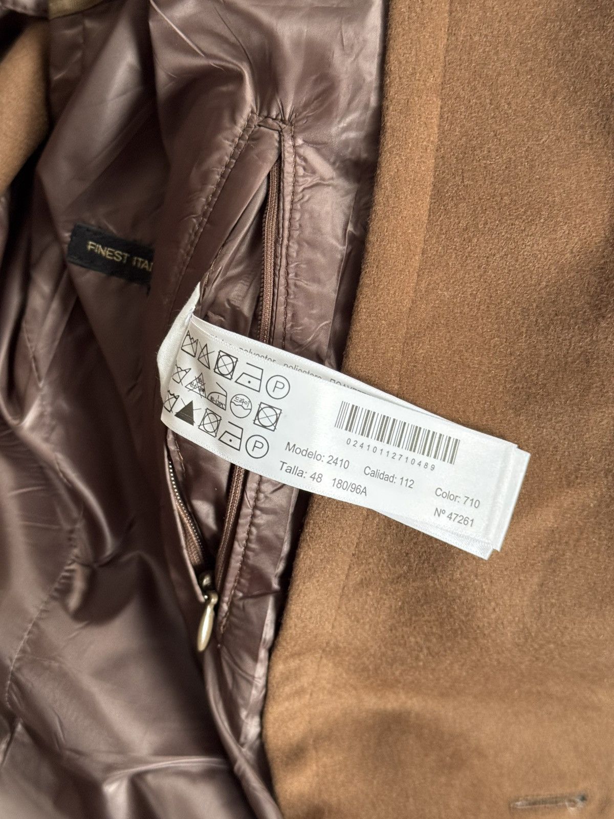 Designer × Massimo Dutti Massimo Dutti EUR48/USA38 brown coat wool long jacket blazer Size M / US 6-8 / IT 42-44 - 18 Thumbnail