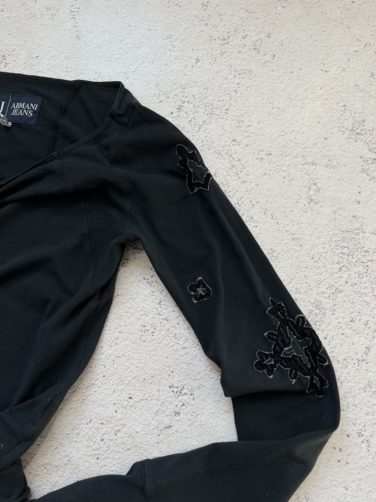Armani Y2K AVANT GARDE ARMANI 90s RARE longsleeve BLOUSES Size M / US 6-8 / IT 42-44 - 7 Thumbnail