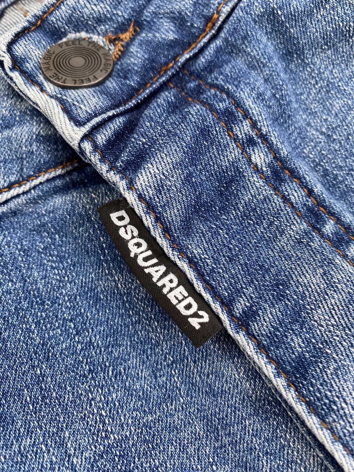 Dsquared2 Rare Dsquared2 Jeans Distressed Skinny Fit Made in Italy Size US 33 - 12 Thumbnail