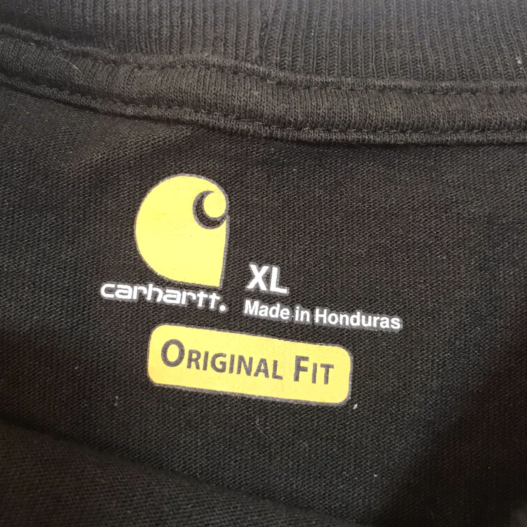 Carhartt Carhartt Mens T-Shirt Black Crew Neck Short Sleeve XL Work Wear Tee Outdoor Size US XL / EU 56 / 4 - 3 Thumbnail
