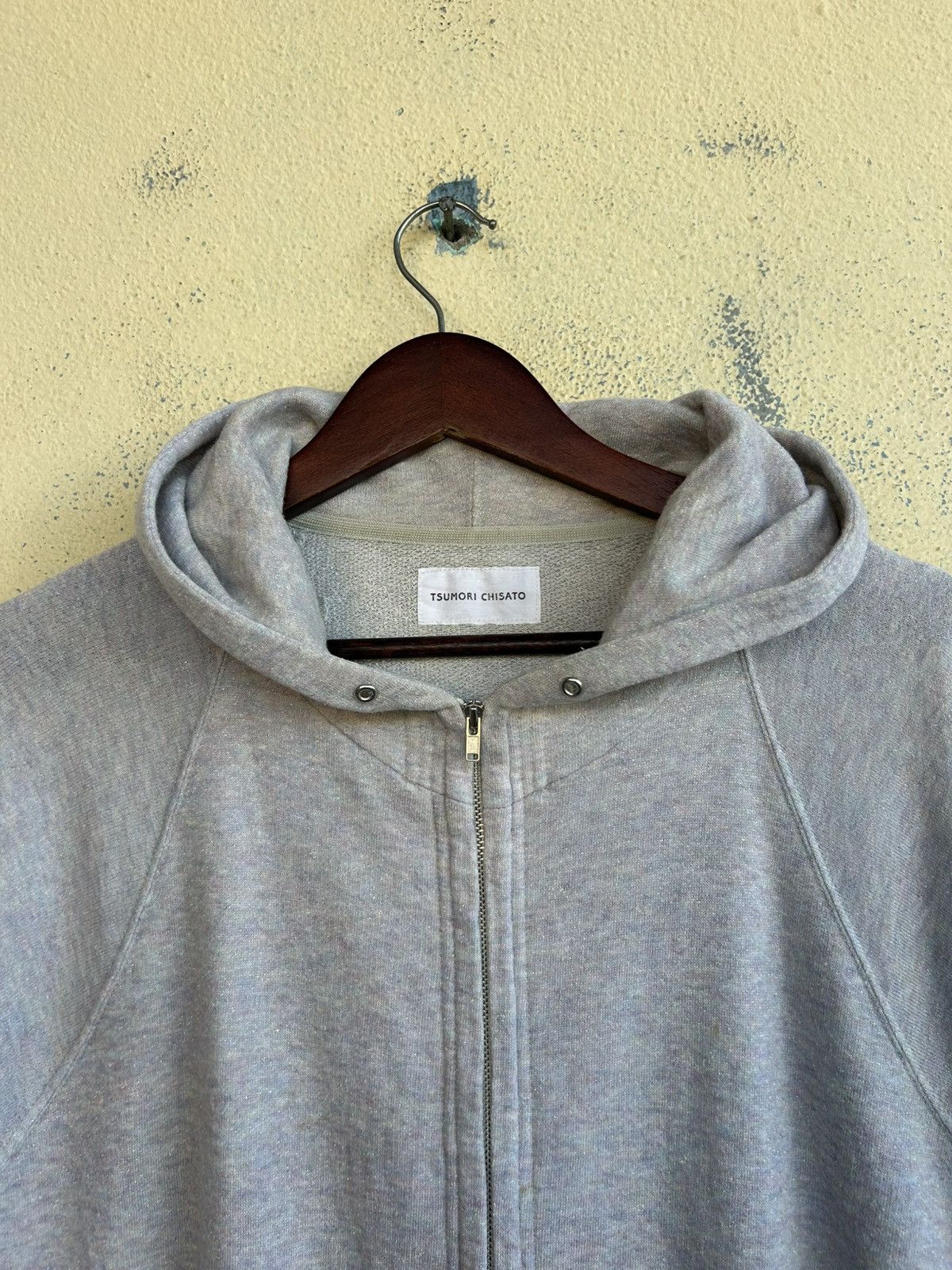 Tsumori Chisato Shimmery Hoodie With Mini Embroidered Skull Patch Size XS / US 0-2 / IT 36-38 - 3 Thumbnail
