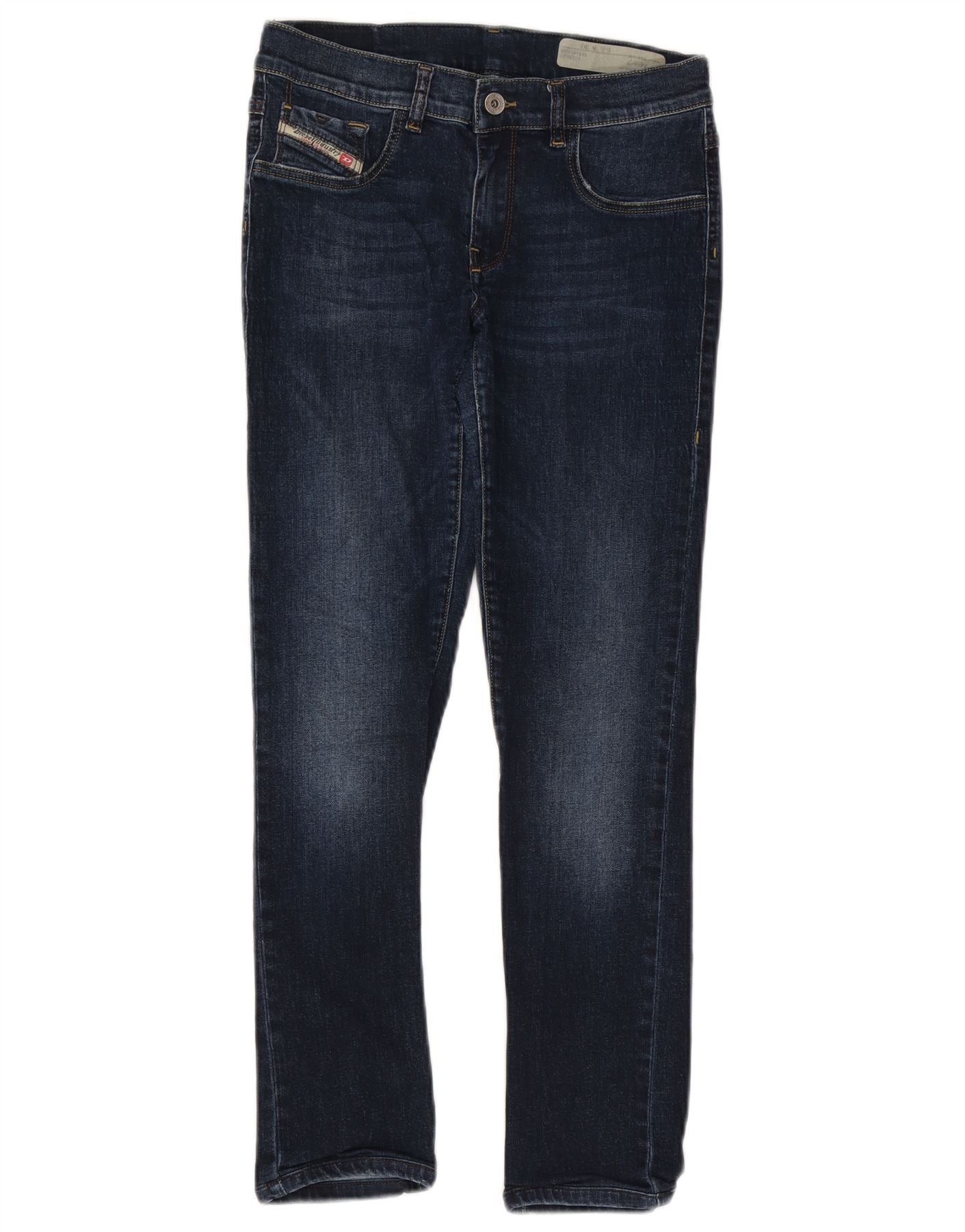 Diesel Womens Thanaz Slim Jeans W30 L27 Navy Blue Cotton Size 42" / US 20 - 1 Thumbnail
