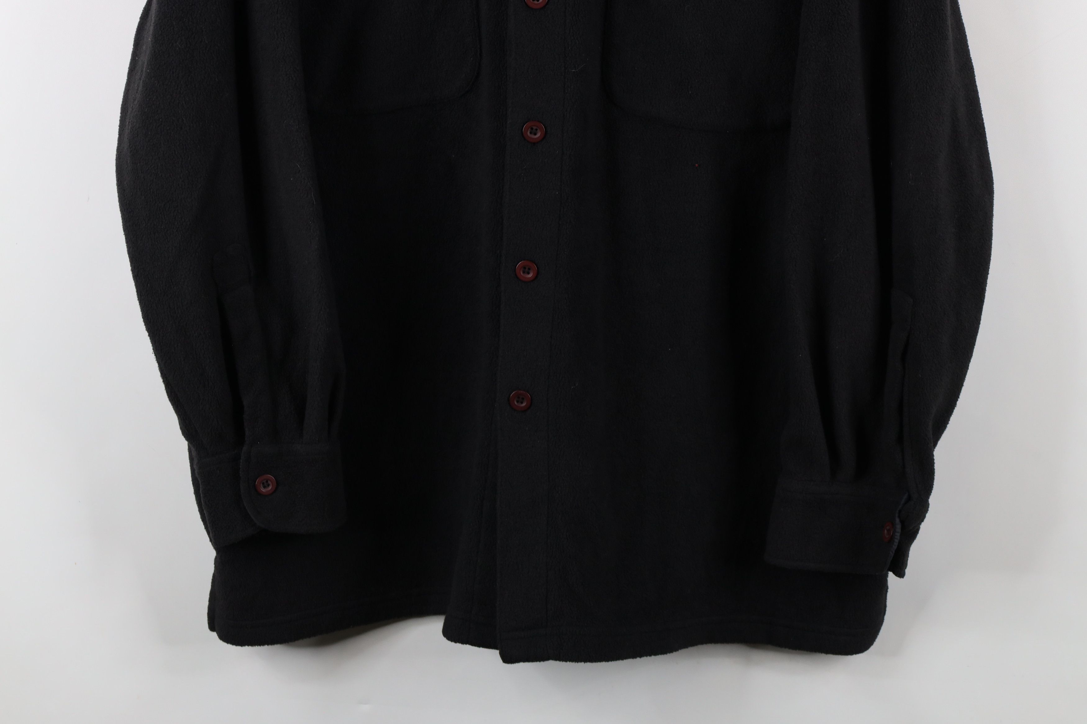 Vintage Vintage 90s Streetwear Fit Fleece Shirt Jacket Jac Shirt Size US XL / EU 56 / 4 - 3 Thumbnail