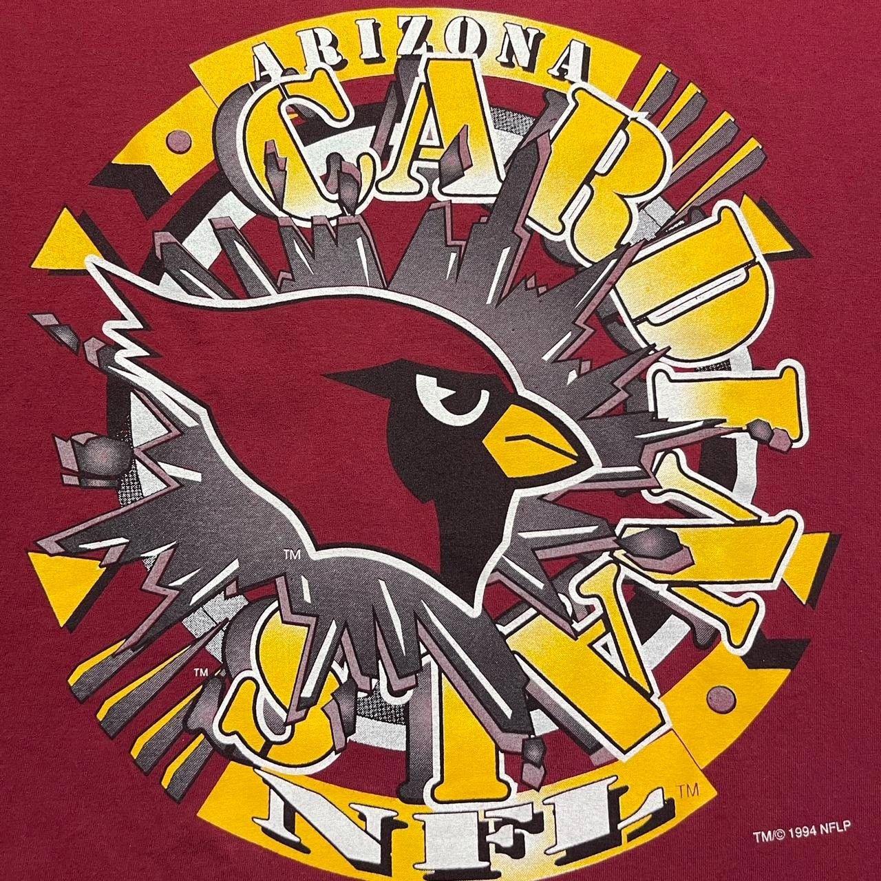 NFL × Vintage Vintage Arizona Cardinals Explosion Trench 1994 T-Shirt Size US XL / EU 56 / 4 - 3 Thumbnail
