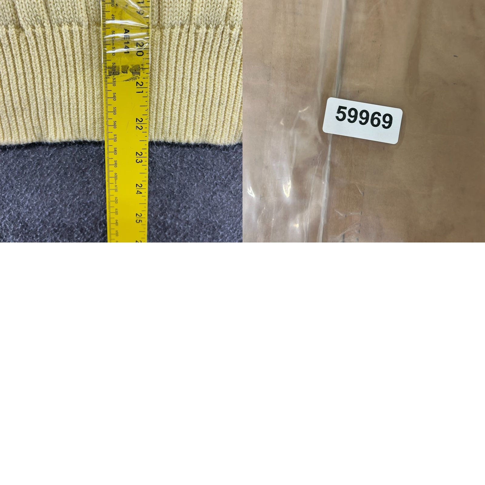 Lands' End VINTAGE Lands' End Sweater Mens M Yellow Pullover Cable Knit Cotton Preppy 80s Men Pullover Crew Neck Long Sleeve Casual Solid 90s Size US M / EU 48-50 / 2 - 8 Thumbnail