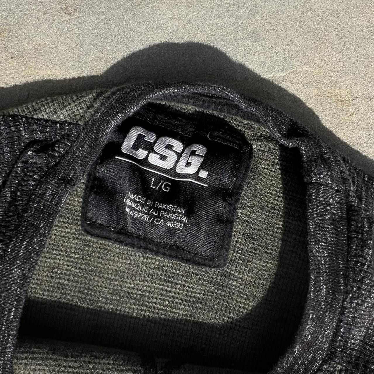 Other Olive Green and Dark Grey Heather Waffle Knit Thermal Size US L / EU 52-54 / 3 - 3 Thumbnail