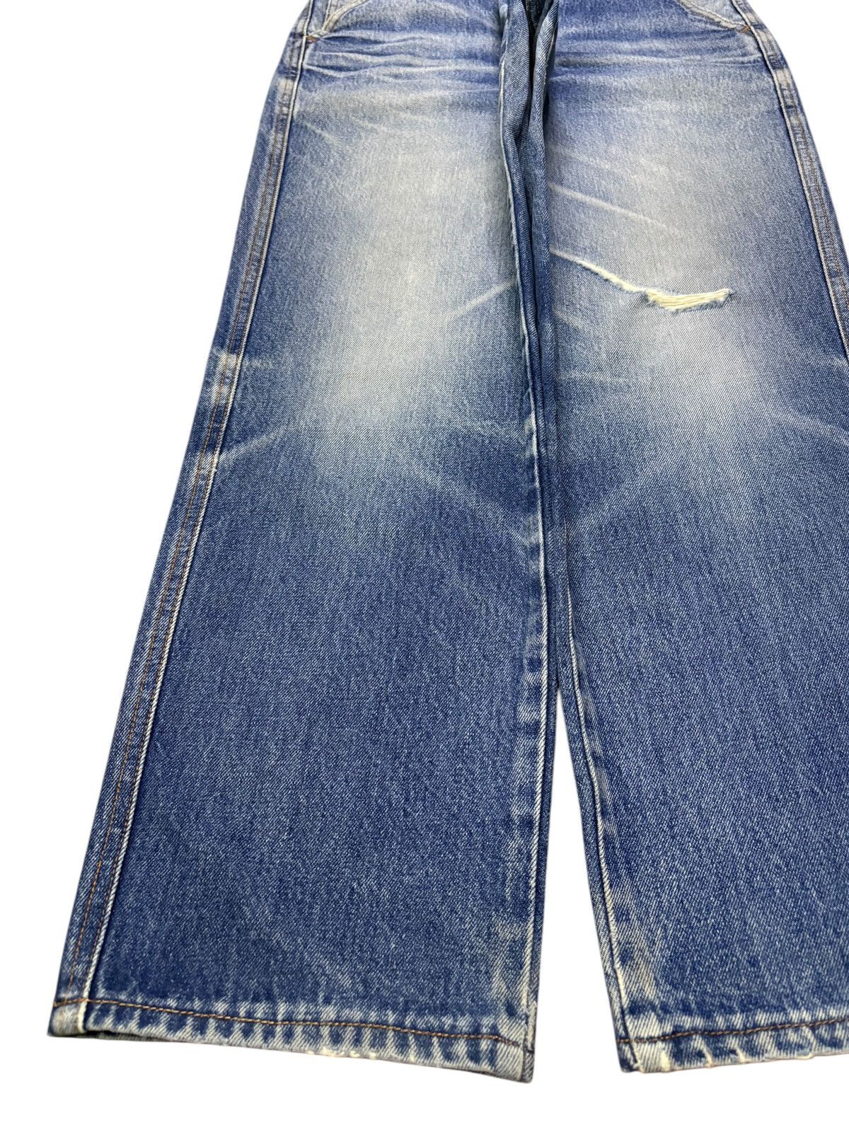 Japanese Brand Vintage Japanese Brand Faded Wash Distressed Jeans Size US 30 / EU 46 - 6 Thumbnail