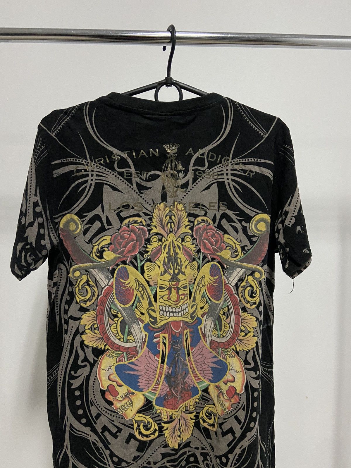 Christian audigier t shirt tattoo style vintage old school