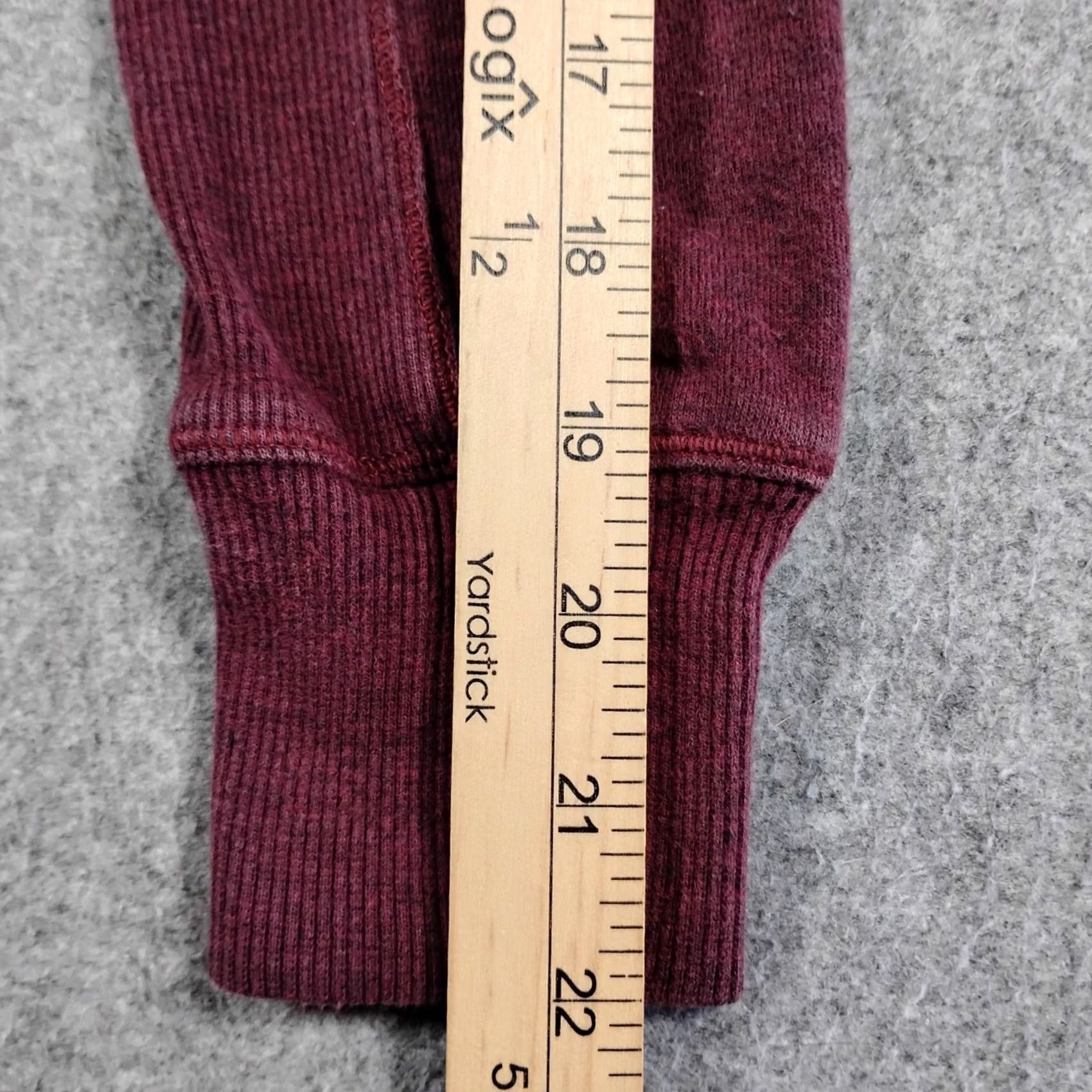 Lululemon Lululemon Hoodie Pullover Activewear Maroon Heathered Wine Size 2 Size XS / US 0-2 / IT 36-38 - 7 Thumbnail