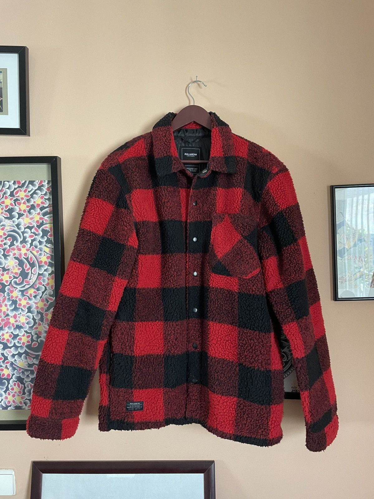 Pull & Bear Pull&Bear Buffalo padded fleece over shirt for outdoor Size US L / EU 52-54 / 3 - 2 Thumbnail