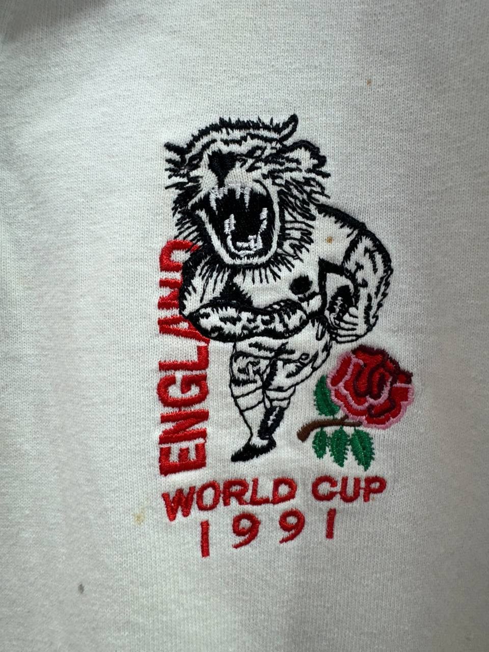 Vintage Vintage Umbro England 1991 Rugby World Cup Polo Shirt Jersey Size US XL / EU 56 / 4 - 5 Thumbnail