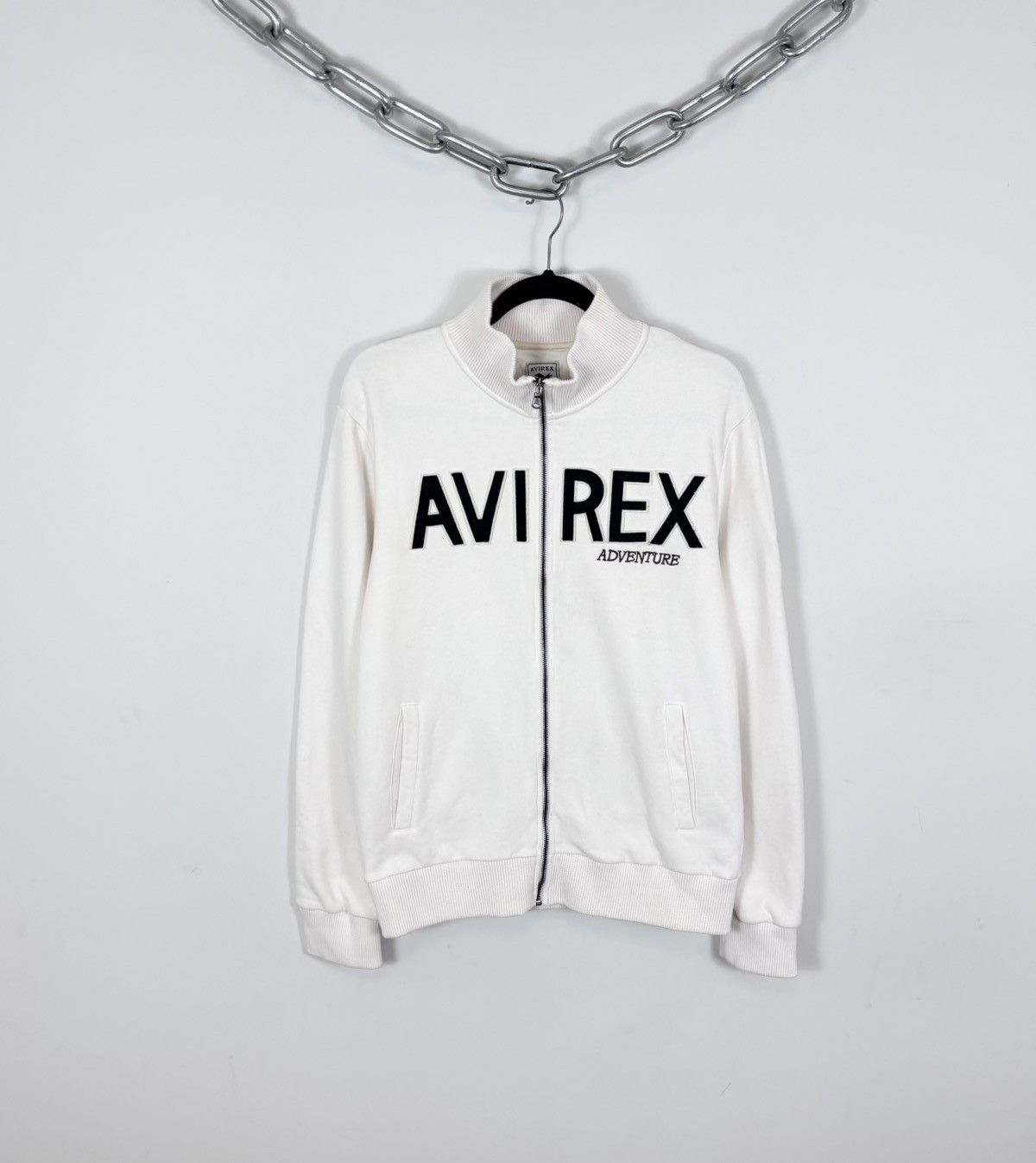 Avirex Vintage Avirex Adventure Y2K Big Logo Zip Up Hoodie Size US XL / EU 56 / 4 - 1 Thumbnail